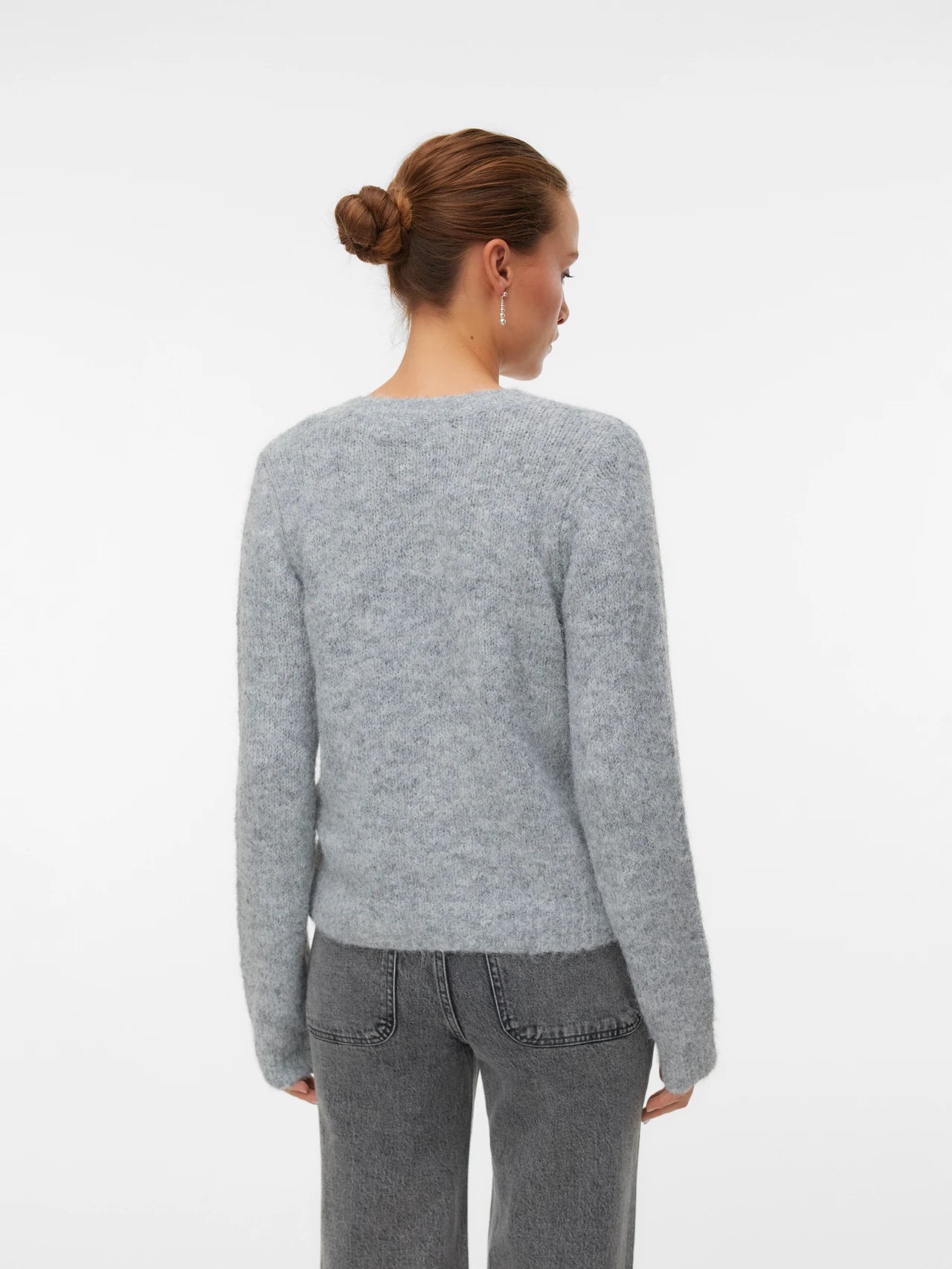 VERO MODA NOVAH LS ONECK BUTTON CARDIGAN