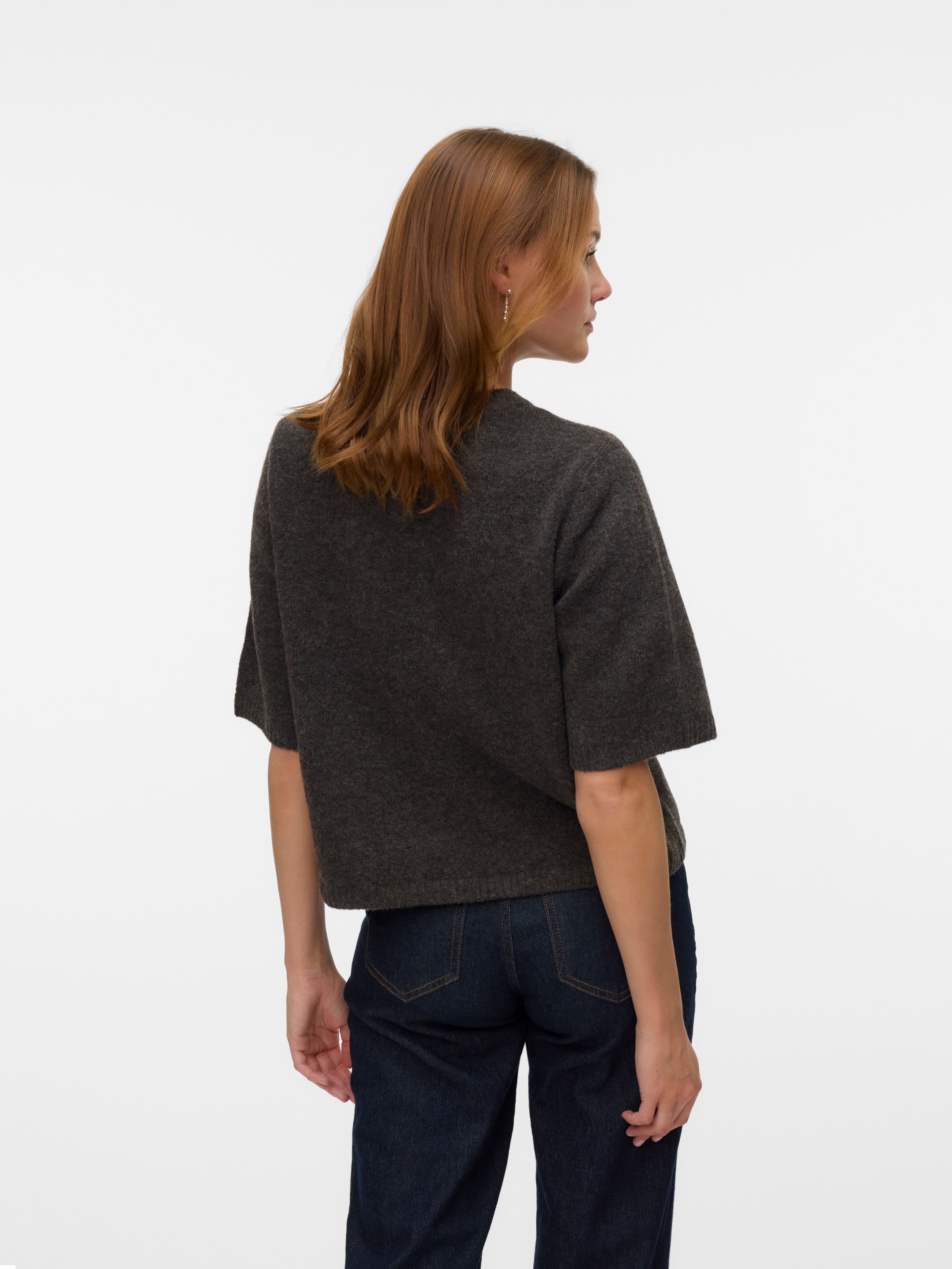 VERO MODA BOOM 2/4 O-NECK OVERSIZE PULLOVER