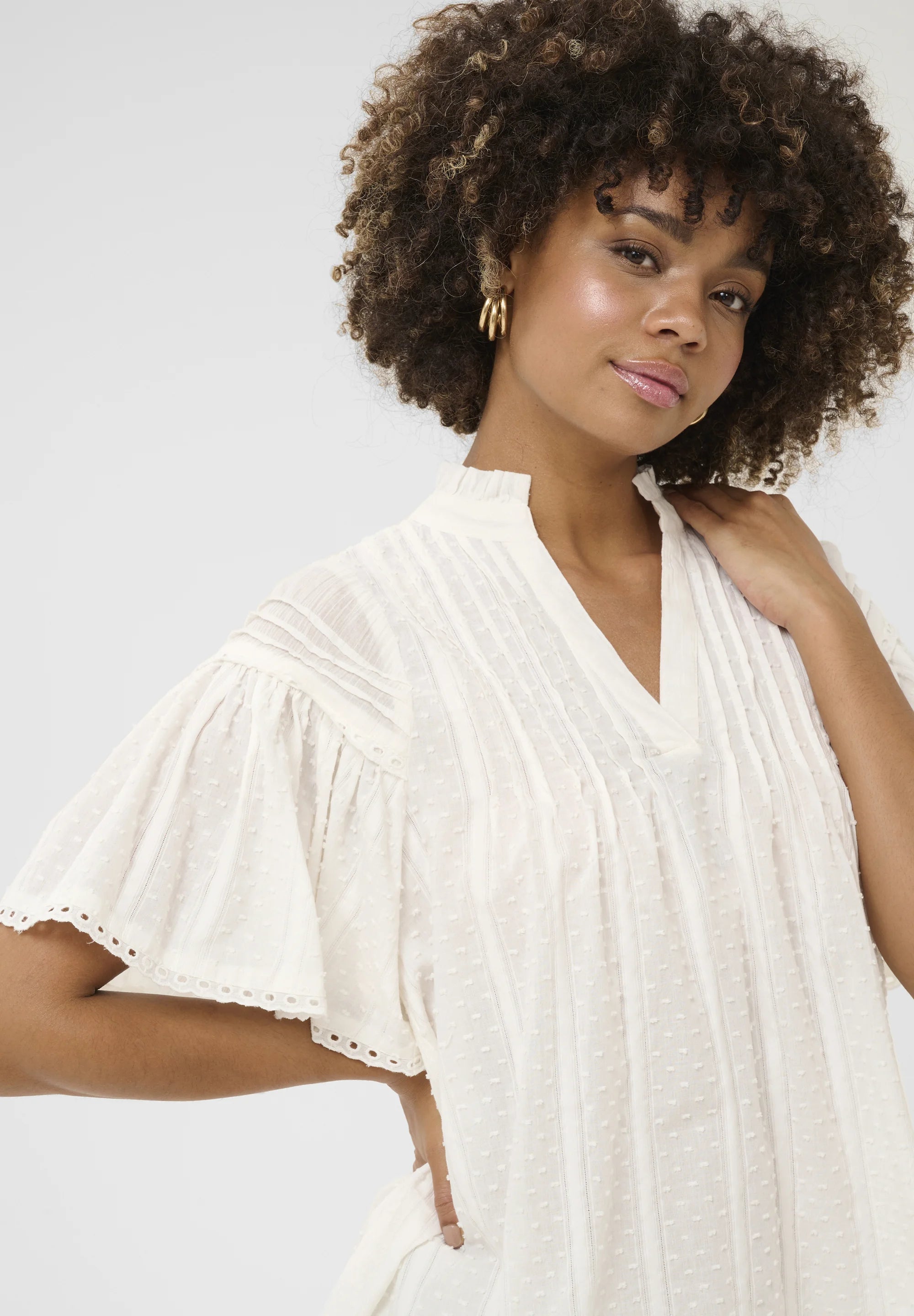 CULTURE AMILLA SS BLOUSE