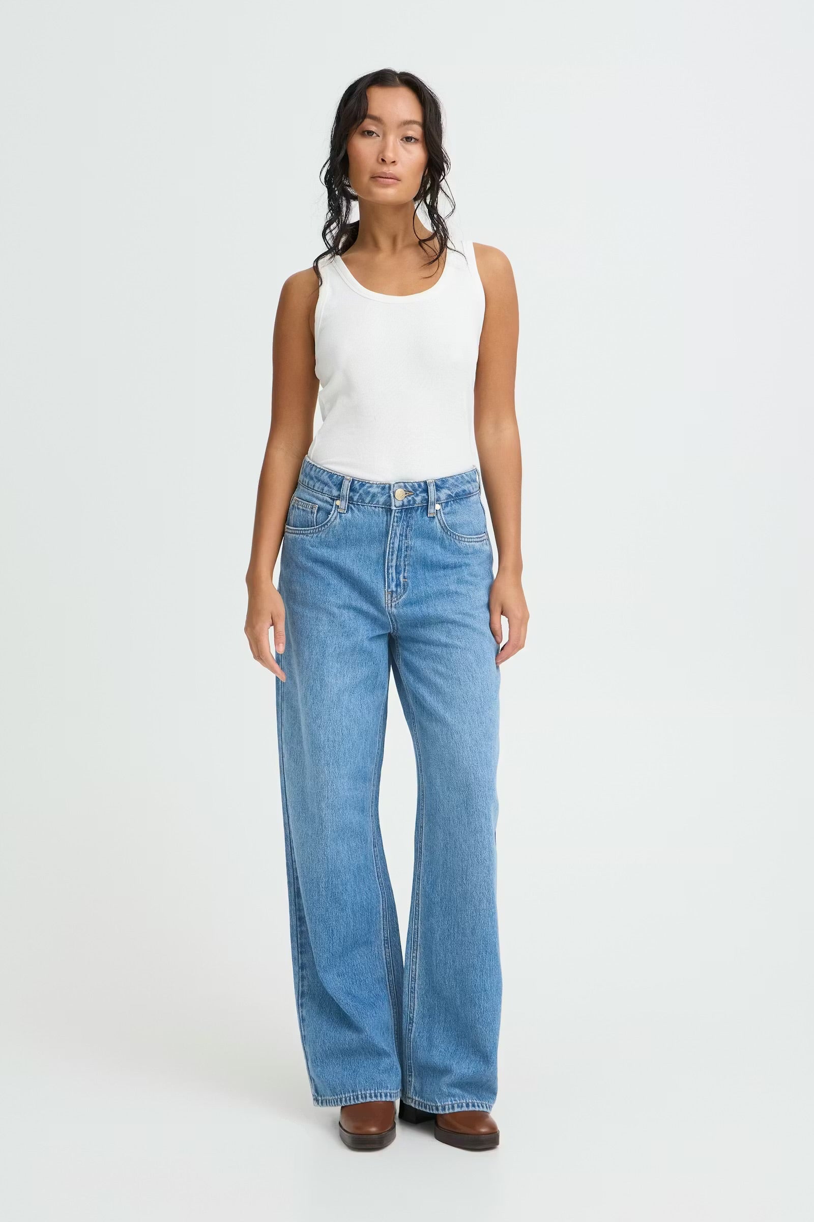 PULZ JEANS APRIL UHW JEANS WIDE LEG