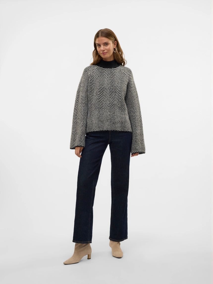 VERO MODA NAOMI LS HIGHNECK PULLOVER