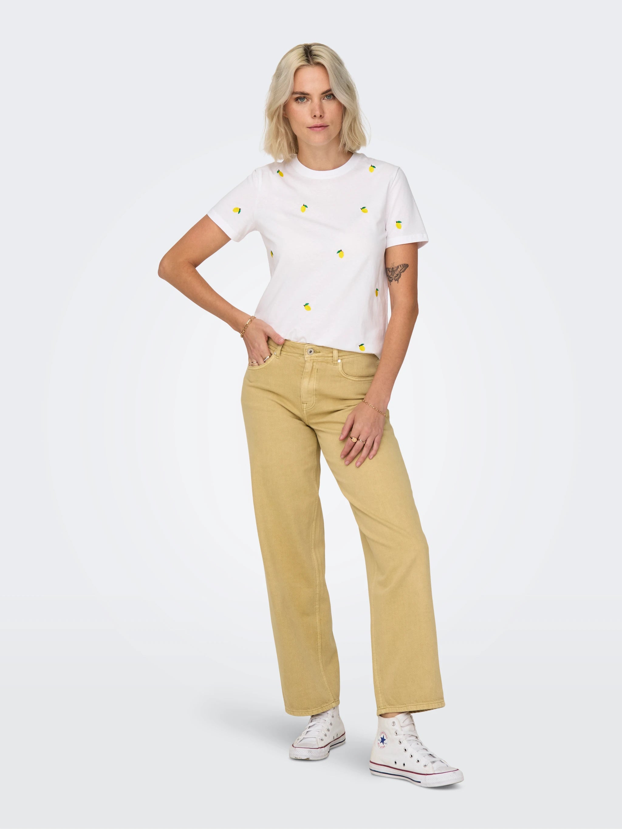 ONLY KETTY LIFE S/S O-NECK TOP