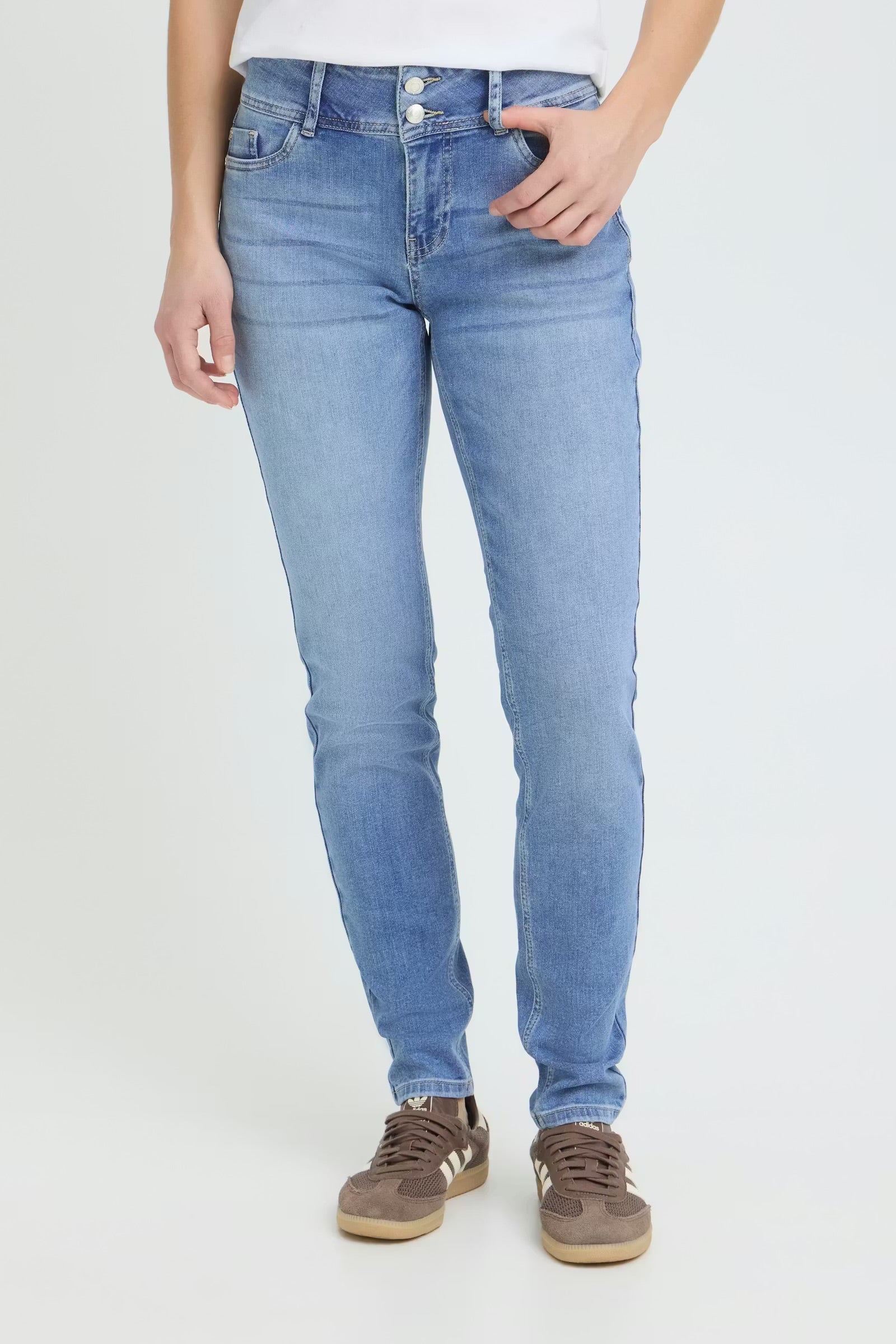 PULZ JEANS SUZY HW CURVED JEANS SKINNY