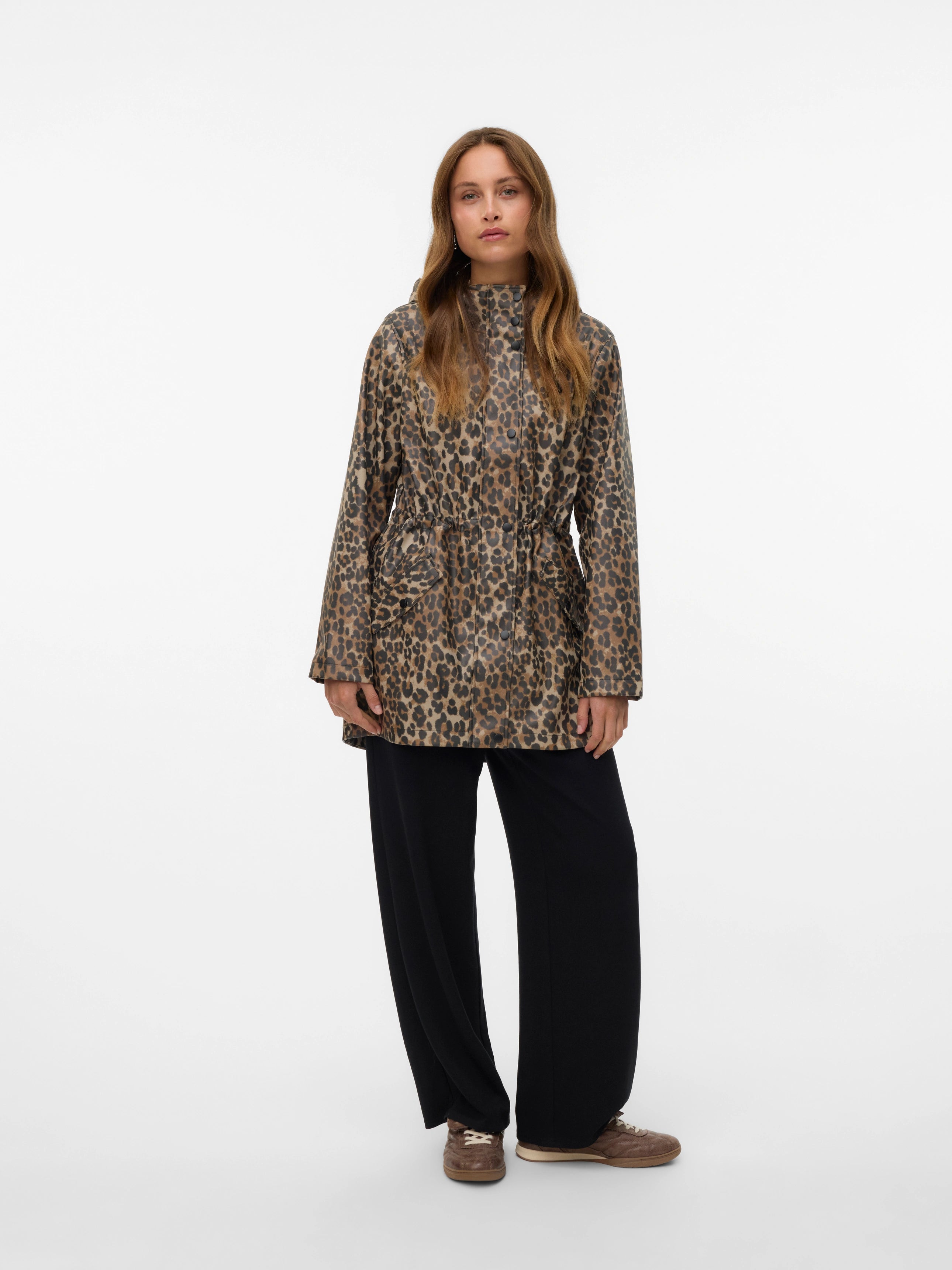 VERO MODA MALOU COATED PRINTED JACKET