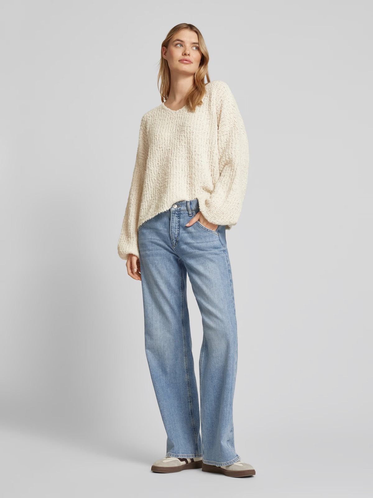 VERO MODA JULIETTE LS V-NECK PULLOVER BOO