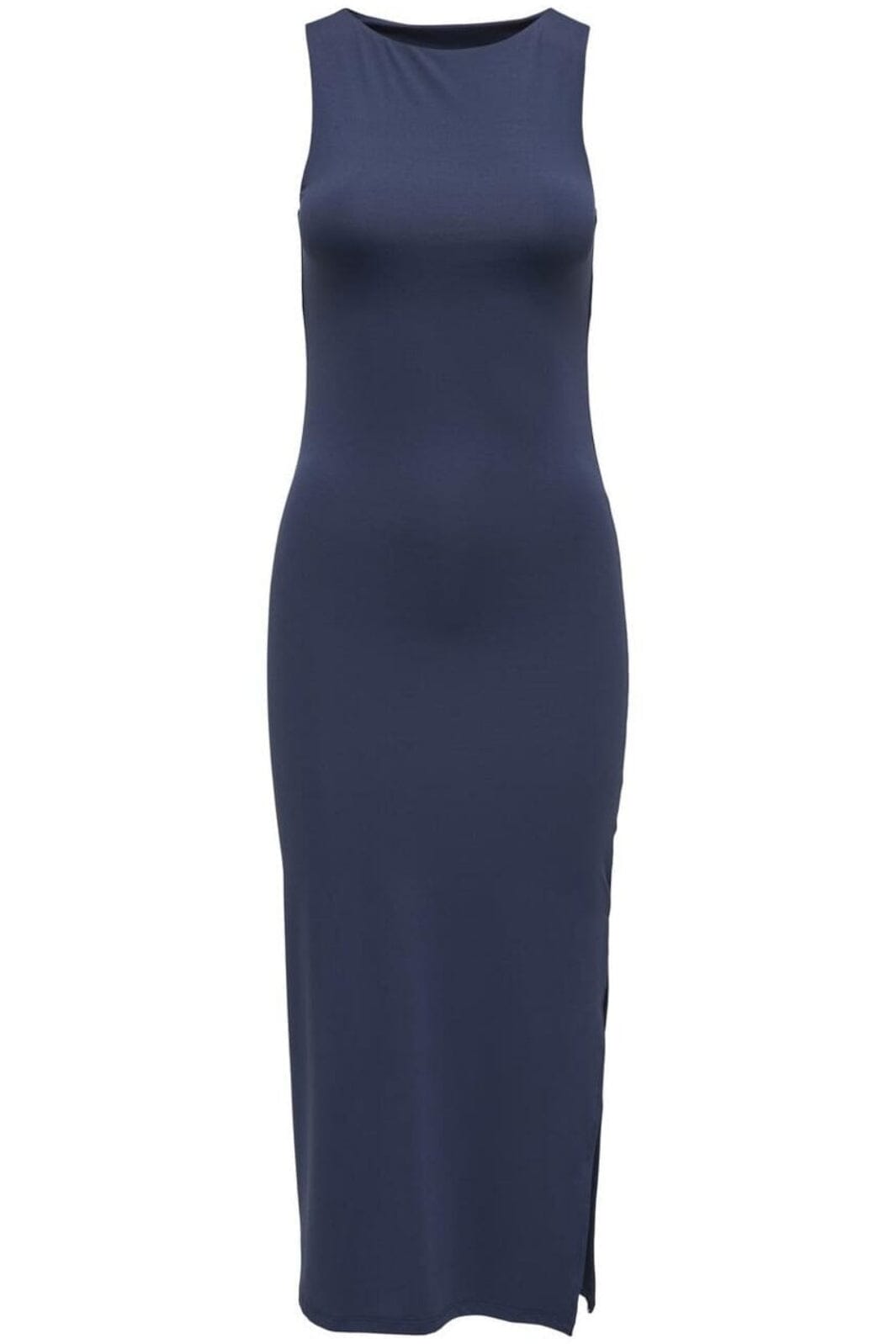 ONLY EA S/L LONG SLIT DRESS