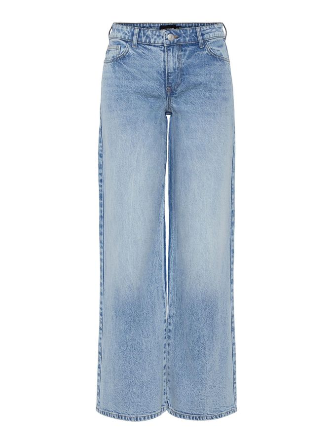 PIECES SELMA LW WIDE JEANS