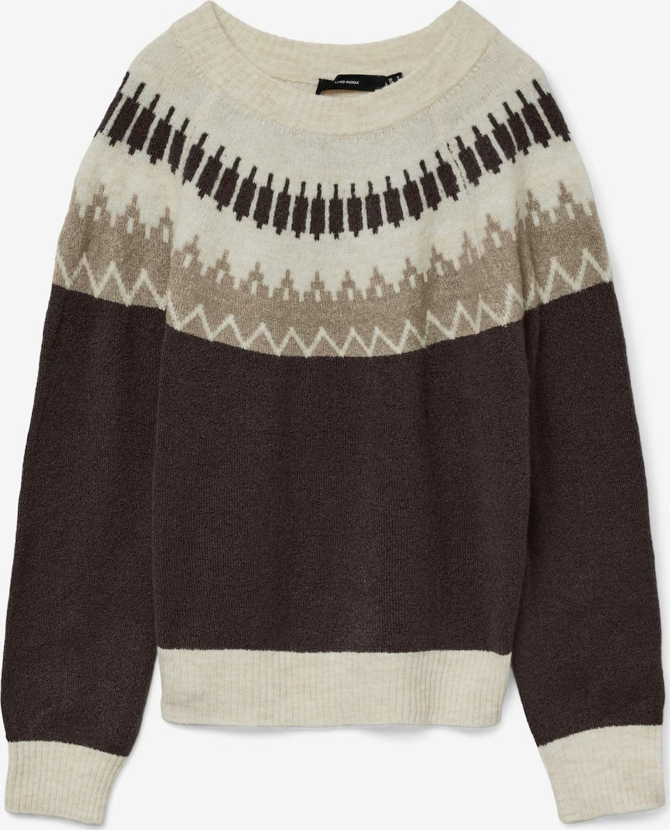 VERO MODA SIMONE LS NORDIC PULLOVER