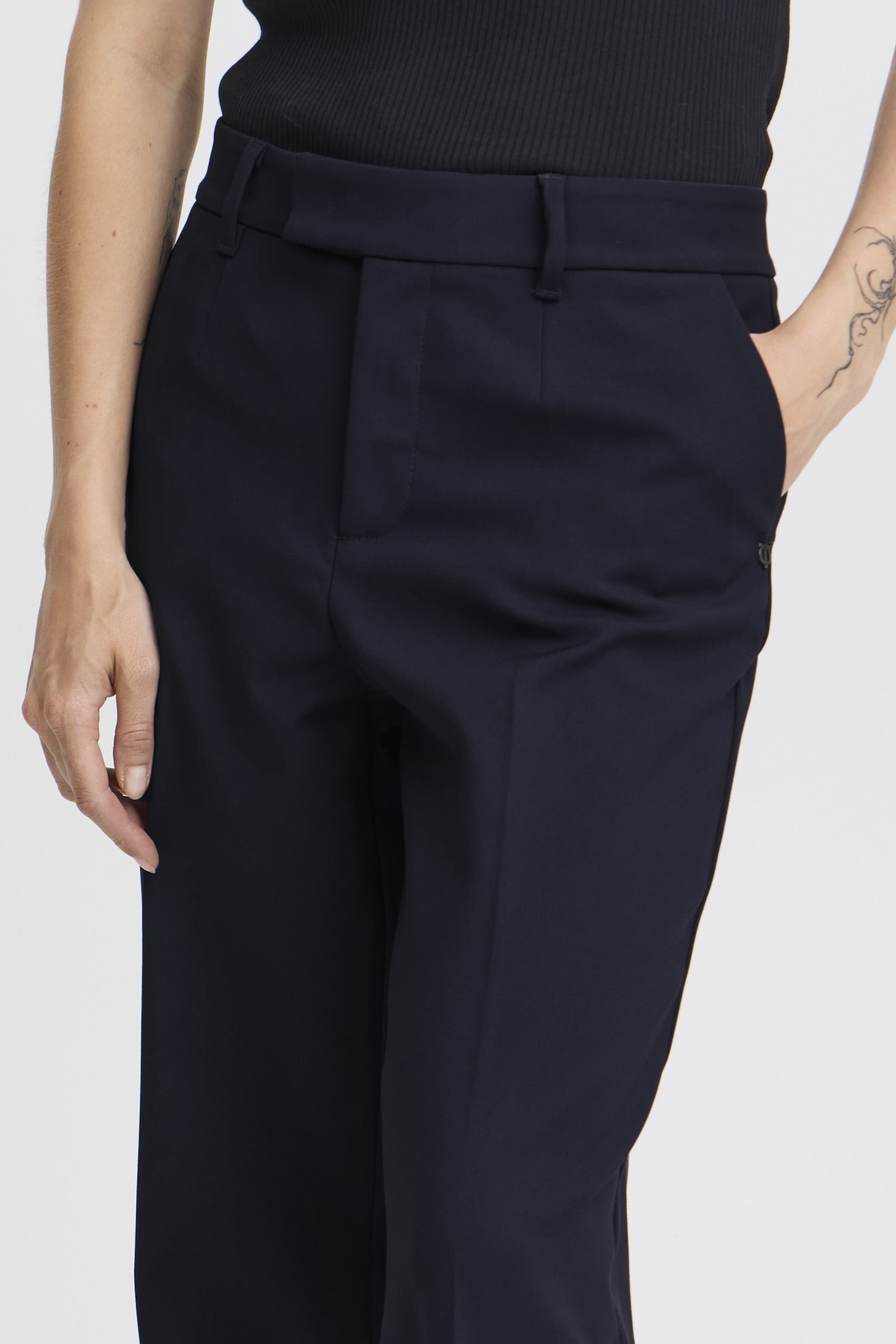 PULZ JEANS BINDY HW WIDE PANT