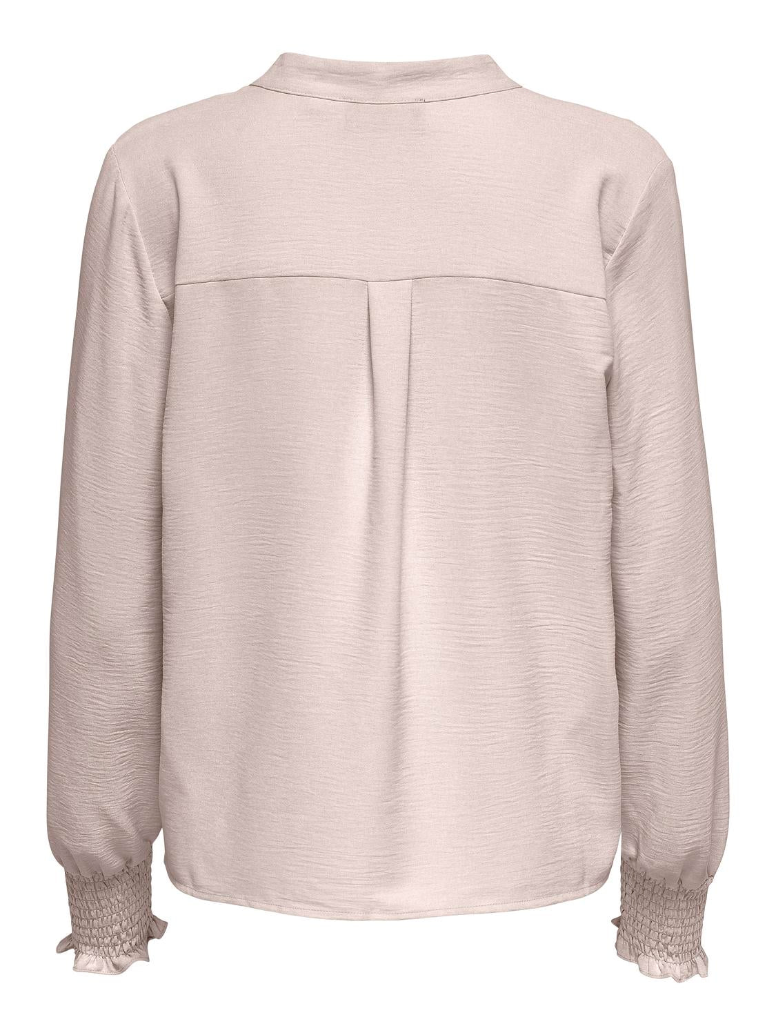 ONLY METTE V-NECK LS SMOCK TOP