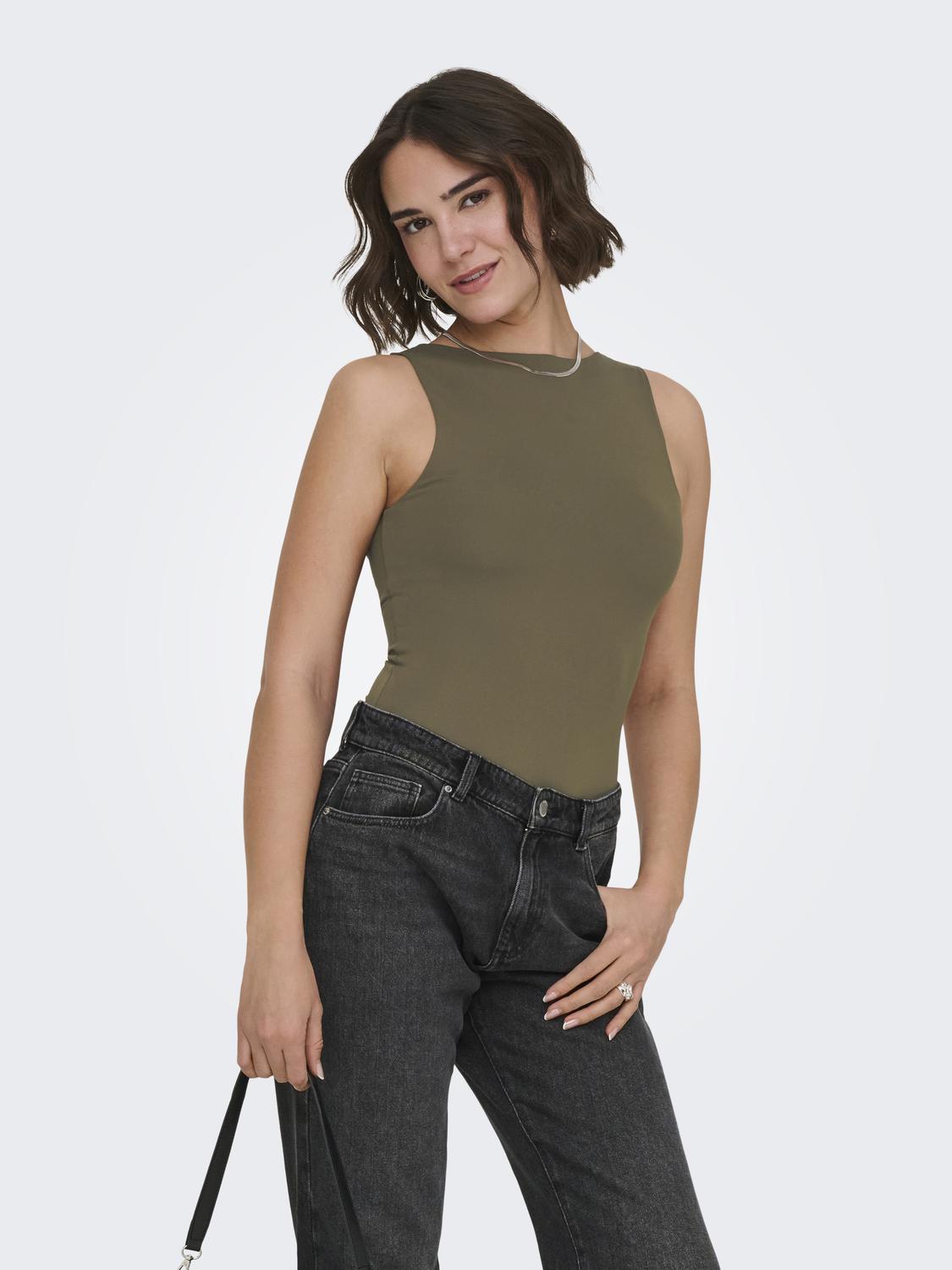 ONLY EA S/L 2-WAYS FIT TOP