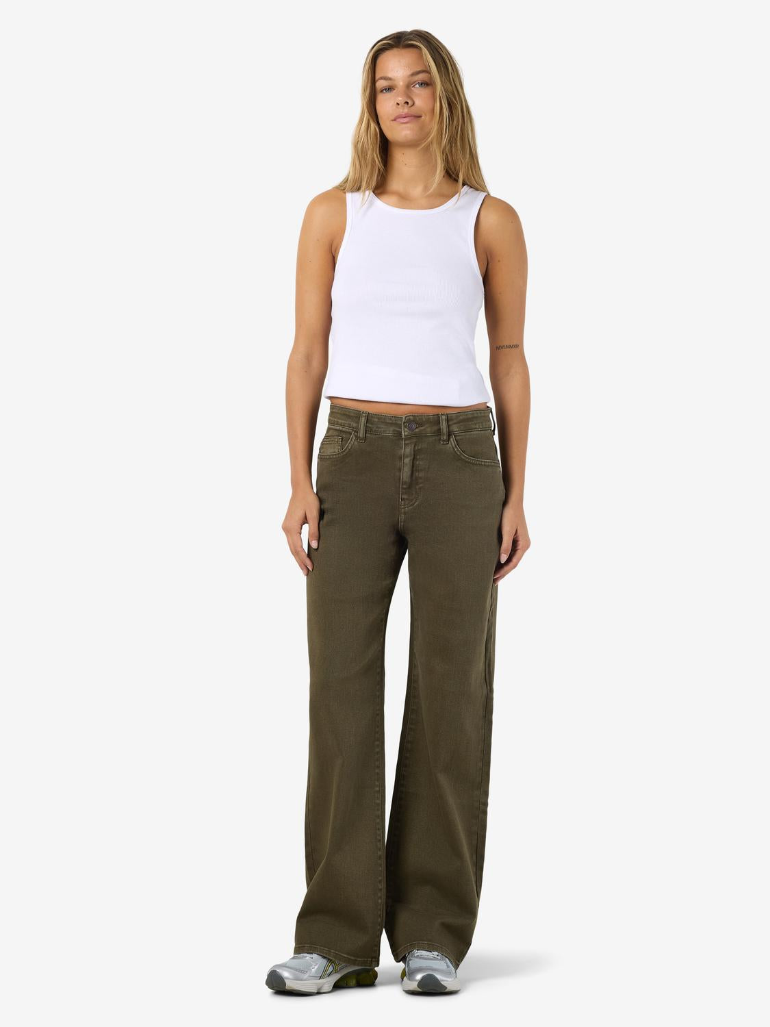 NOISY MAY YOLANDA MW STRAIGHT JEANS COLORED