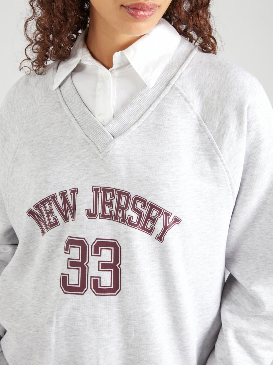 NOISY MAY ASTON L/S V-NECK SWEAT