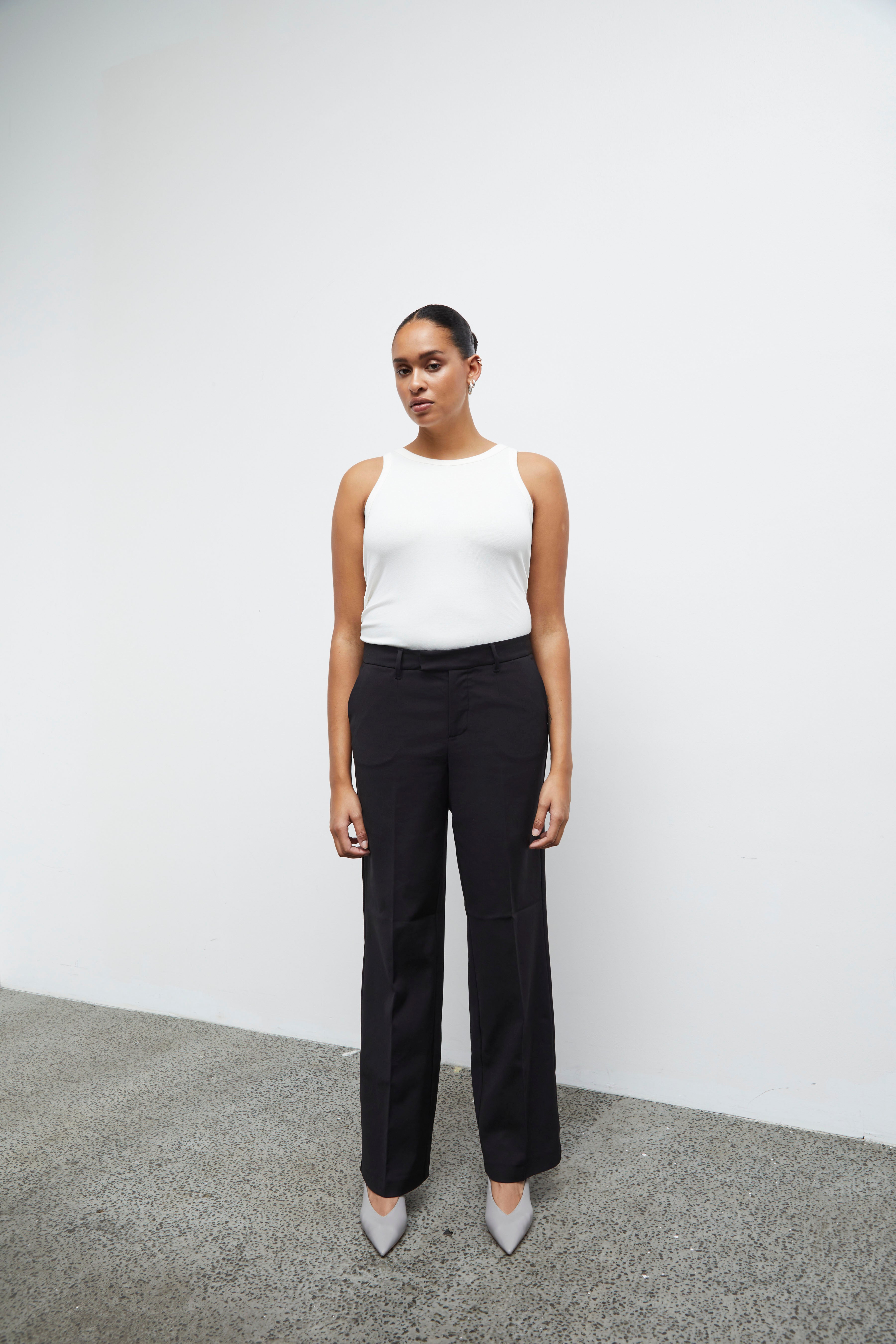 PULZ JEANS BINDY HW WIDE PANT