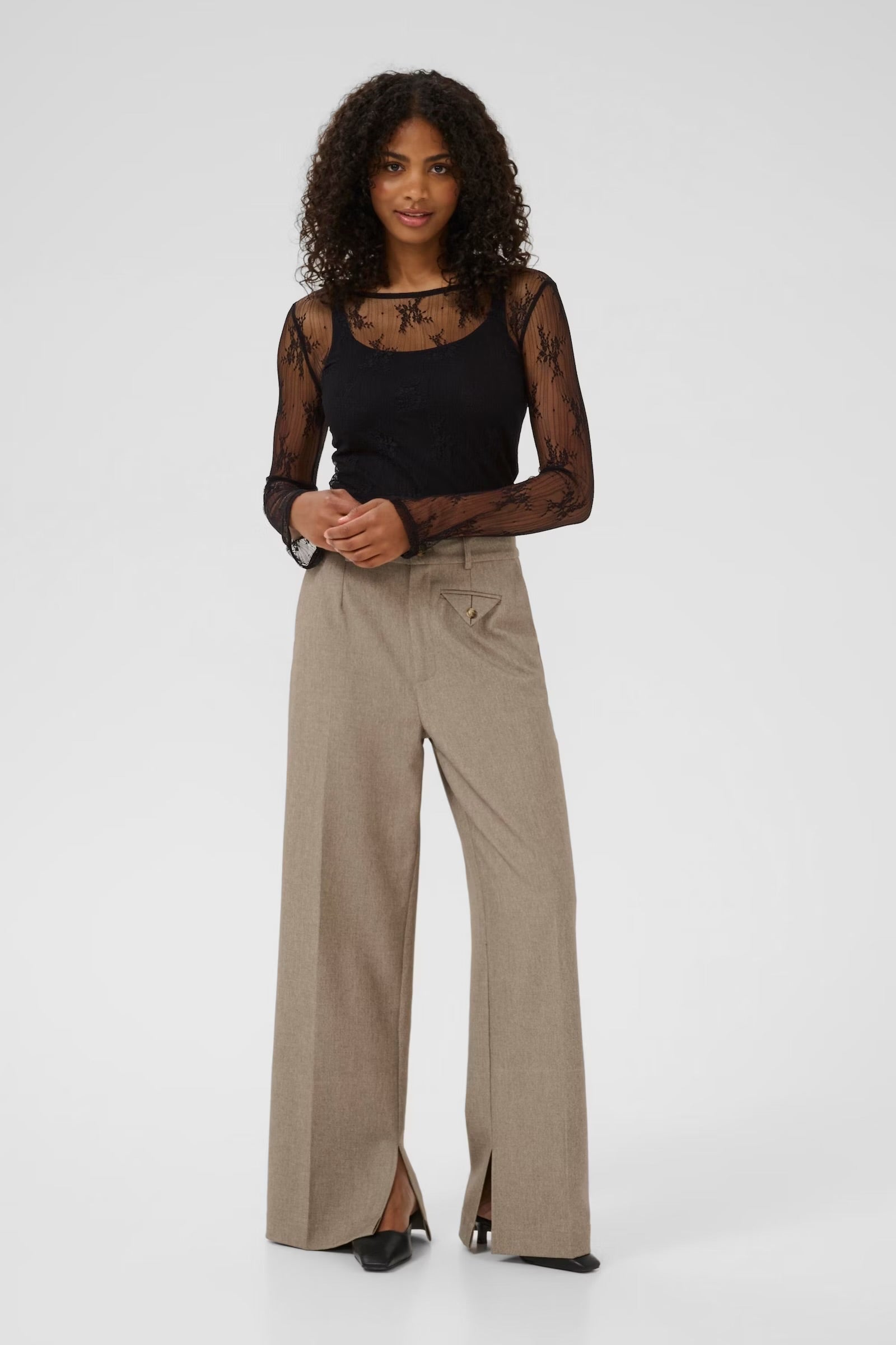 KAFFE PENELOPE LACE T-SHIRT