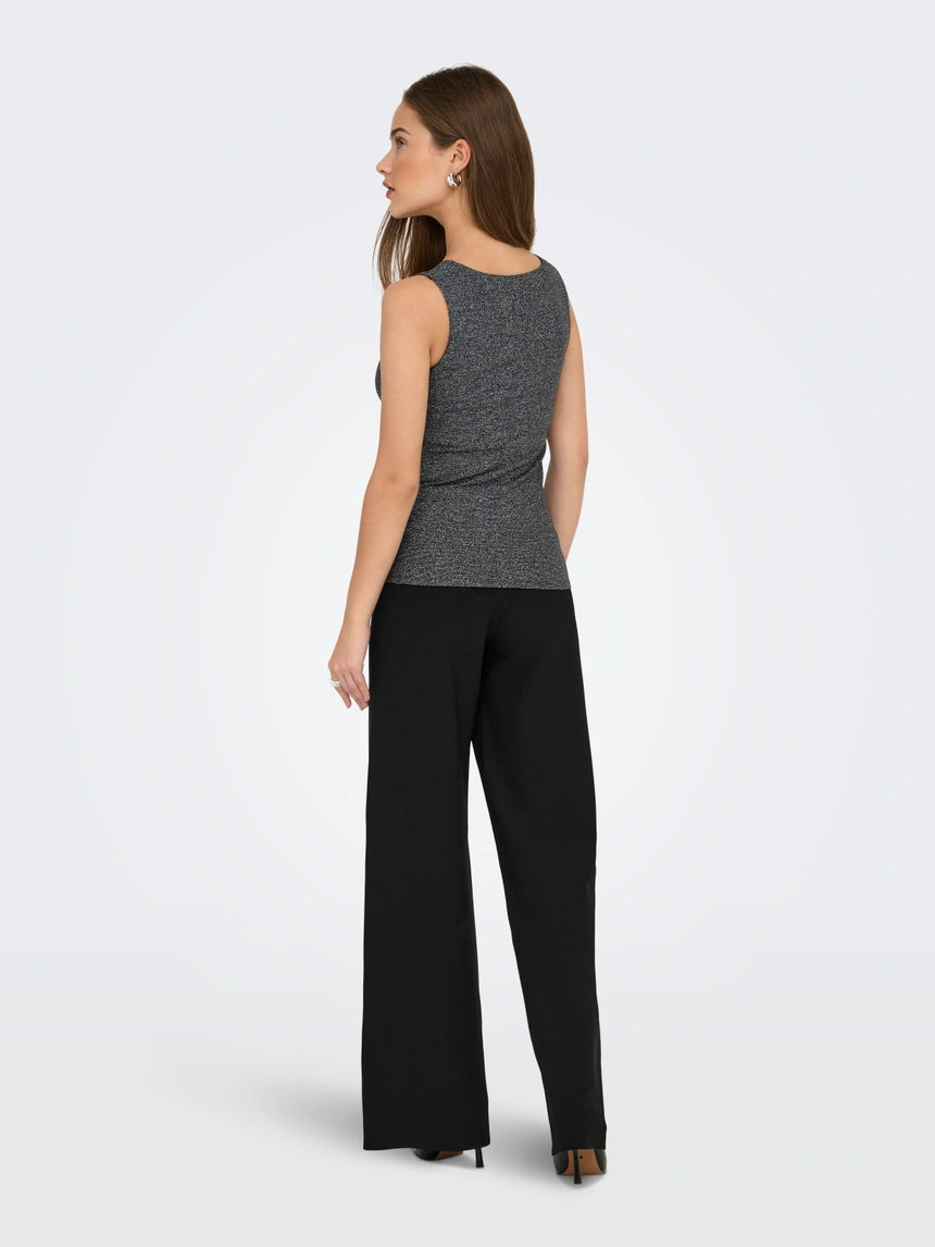 ONLY EA GLITTER S/L 2-WAYS TOP