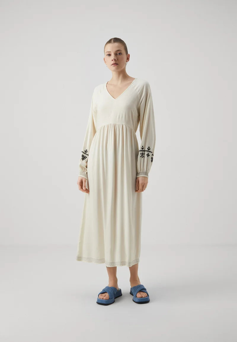 PIECES ADELIA LS LONG DRESS