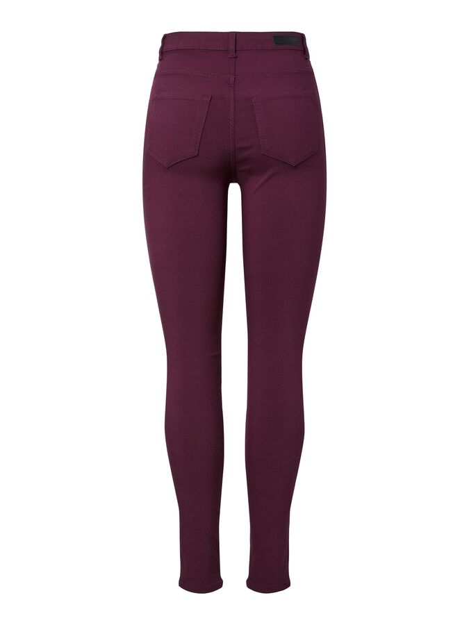 PIECES HIGHSKIN WEAR JEGGINGS - WINETASTING