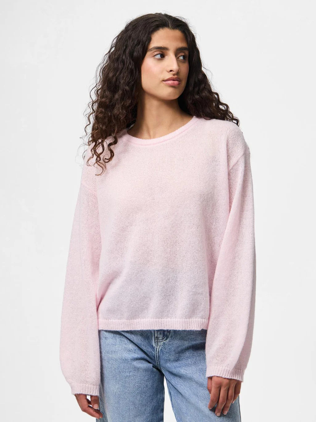 PIECES IDA LS O-NECK KNIT
