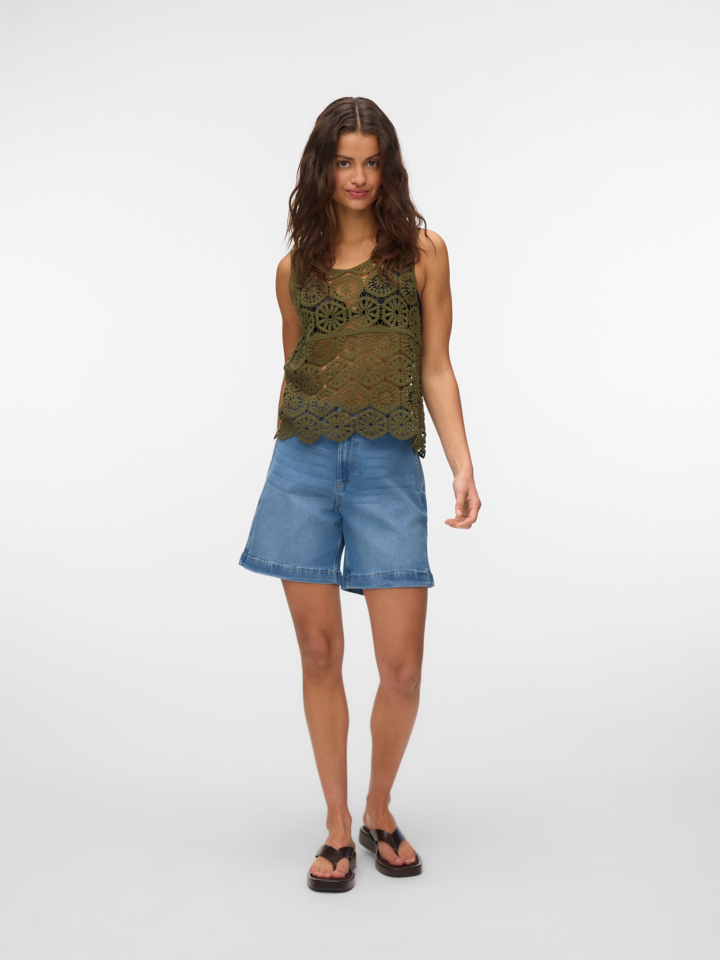 VERO MODA ELSA SL CROP TOP