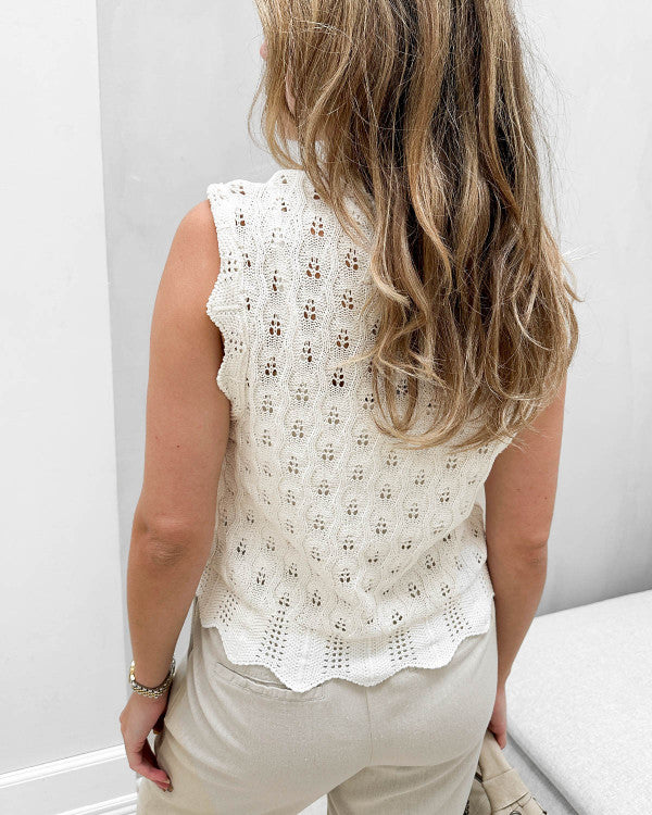 ONLY LUNA LIFE SL O-NECK TANK KNT