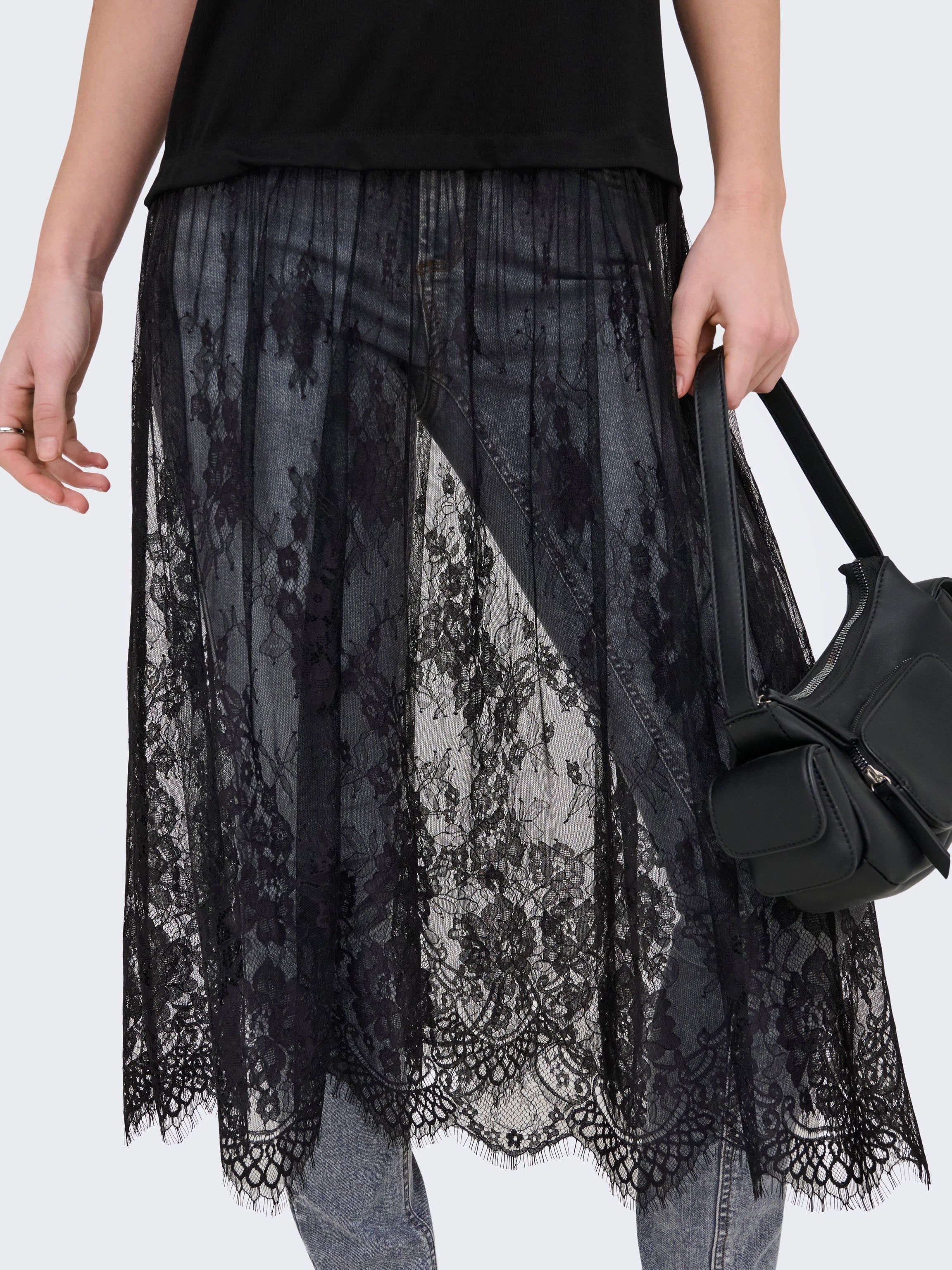 ONLY TAHLIA S/S LACE DRESS TOP