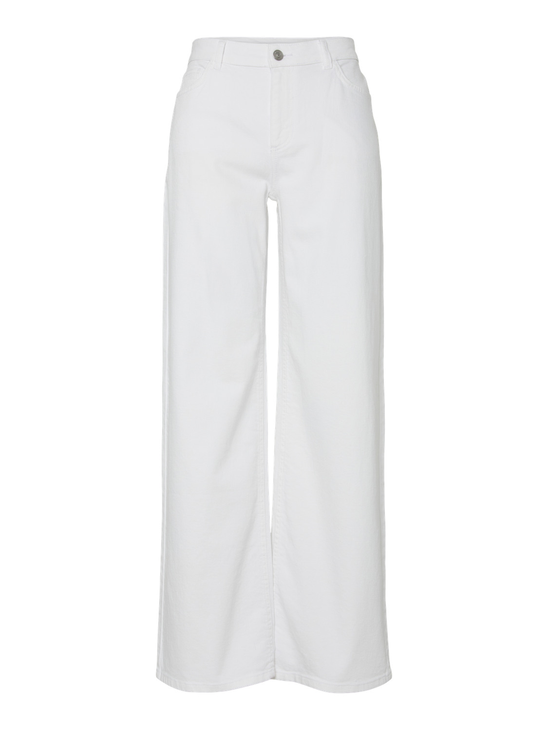 PIECES SILKE MW WIDE COLORED JEANS