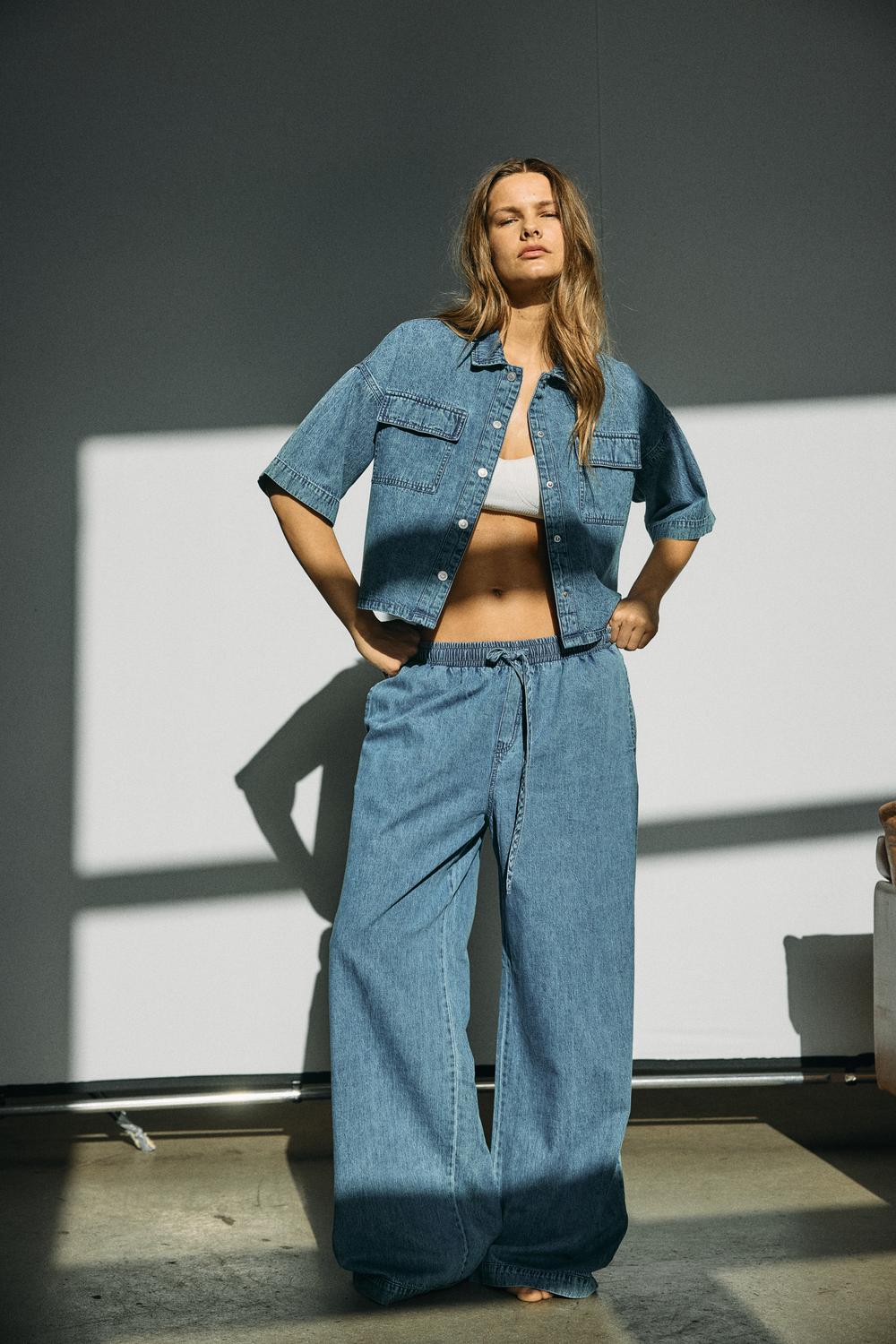 NOISY MAY ENZA S/S REG CROP SHIRT