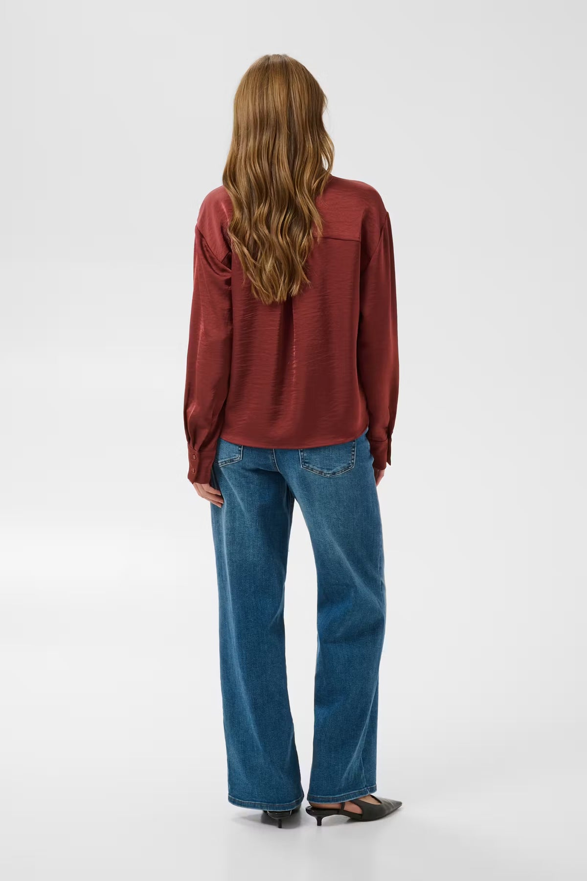 KAFFE RORY CROPPED SHIRT