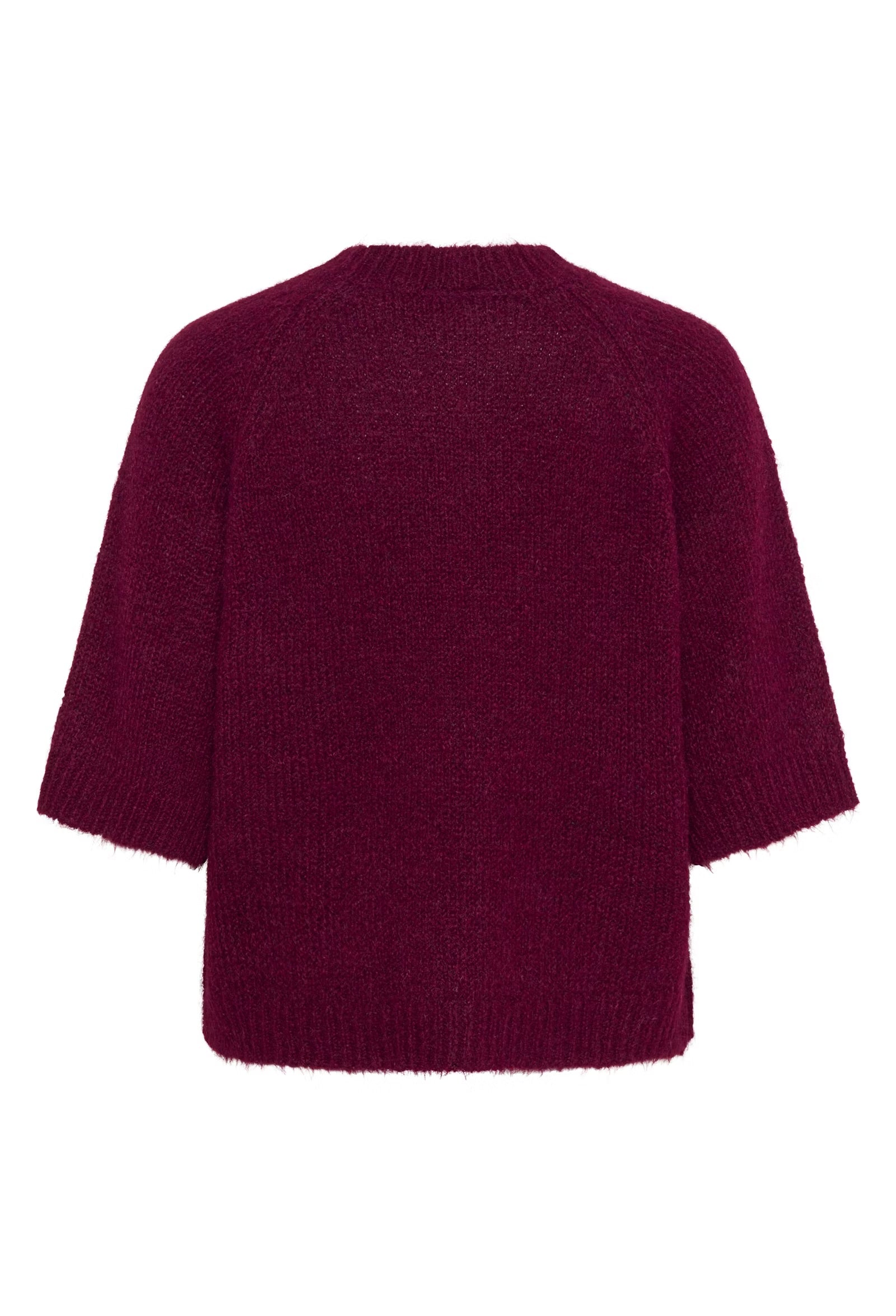 KAFFE EMILIE CROPPED KNIT PULLOVER