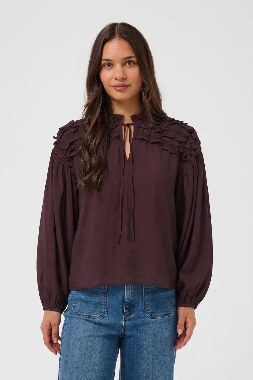 KAFFE NICOLE BLOUSE