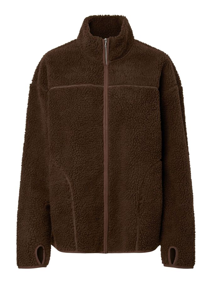 PIECES SADIA LS TEDDY JACKET