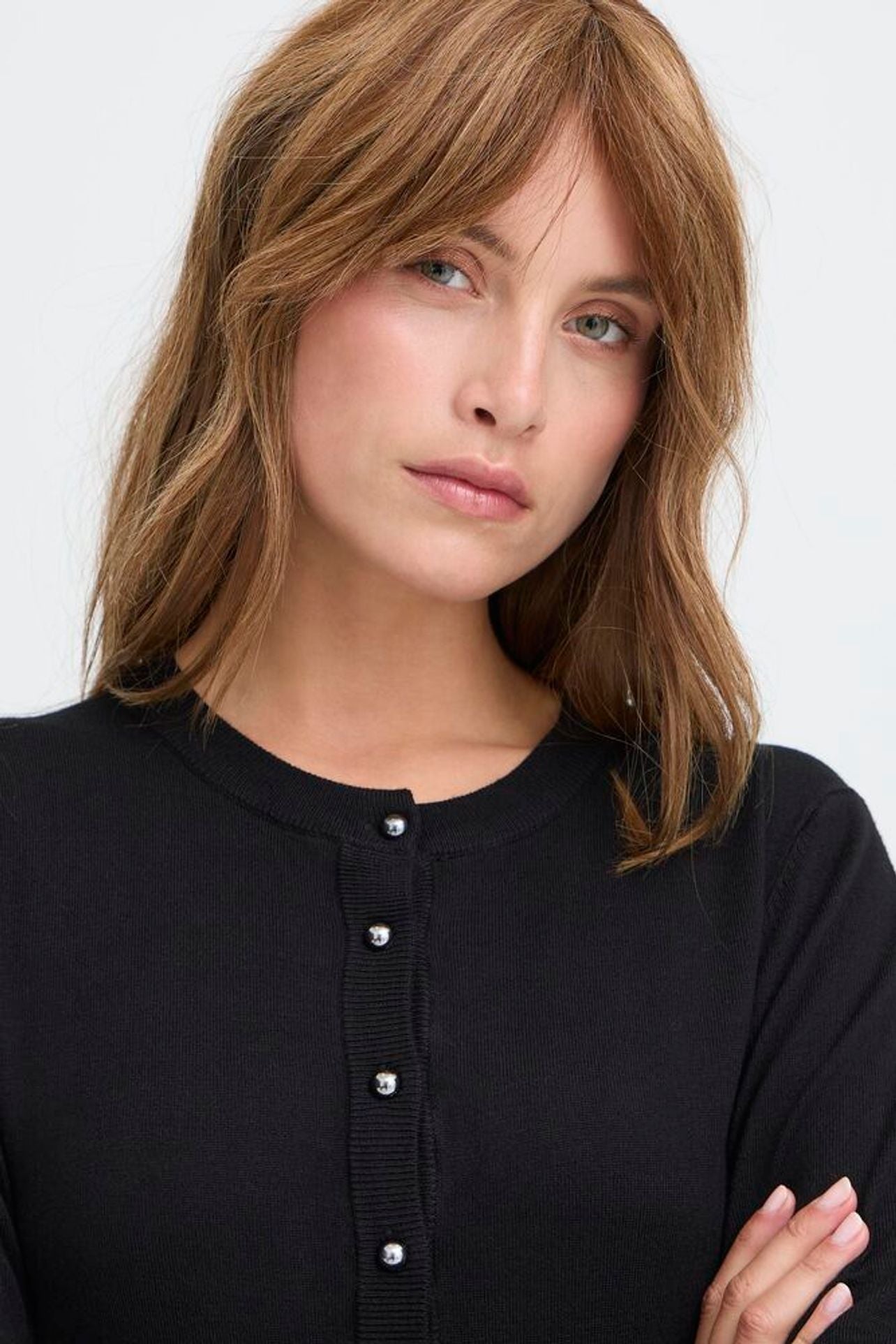 PULZ JEANS SARA BUTTON CARDIGAN