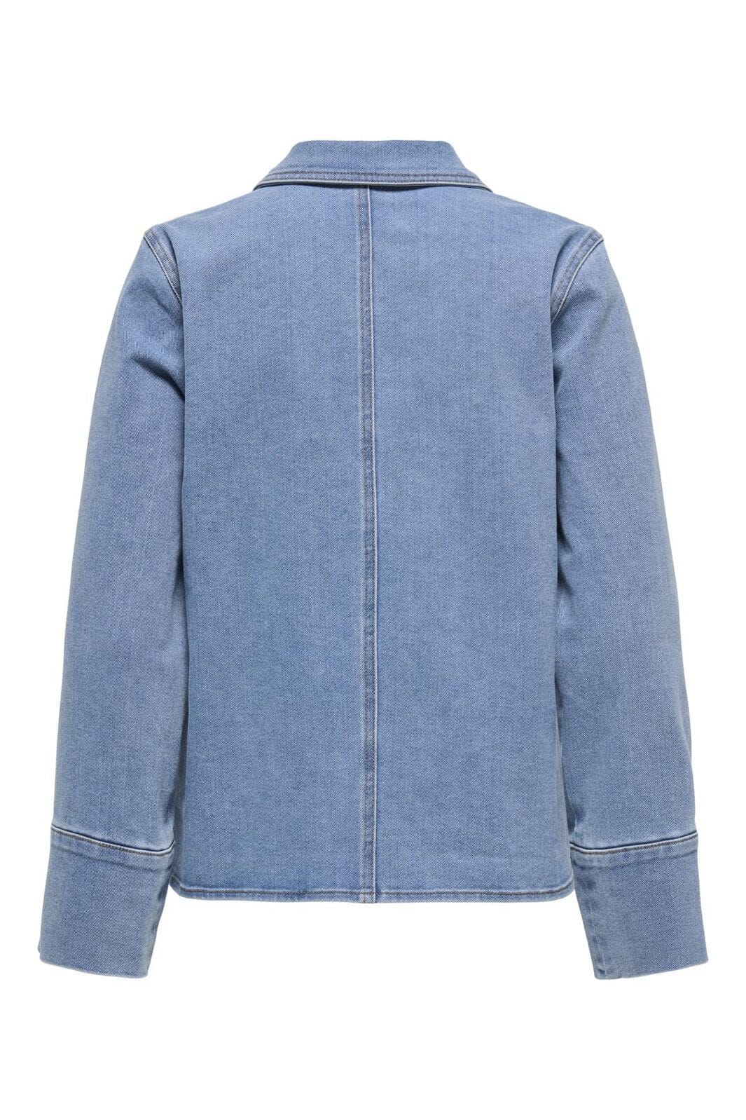 ONLY FRIDA LS ZIP DNM SHIRT
