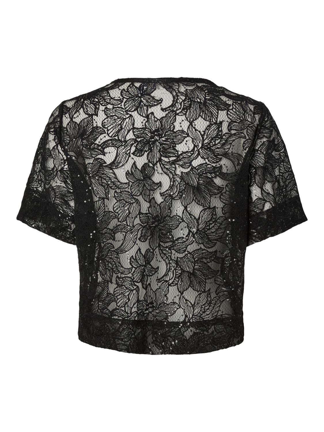 PIECES LOUISE 2/4 V-NECK TIE TOP WVN D2D