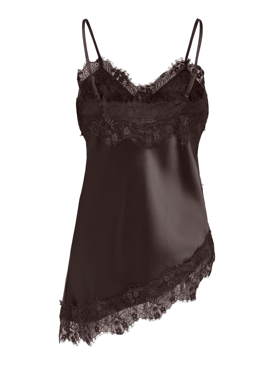ONLY INDONA STRAP SATIN LACE TOP WVN