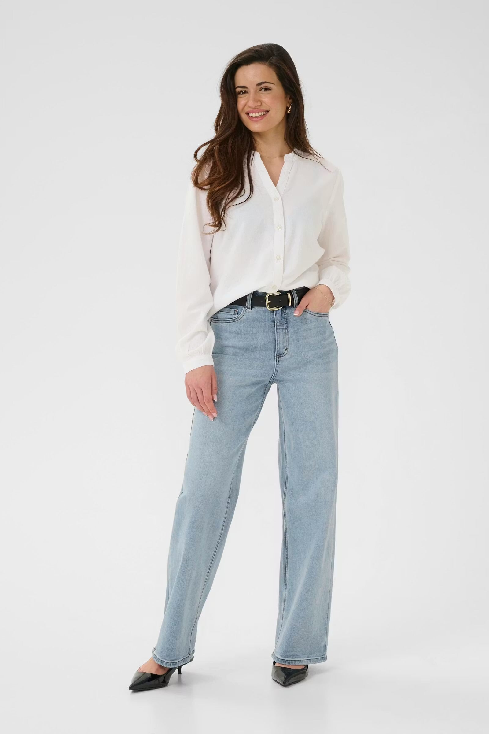 KAFFE MEADOW HW REG FIT JEANS