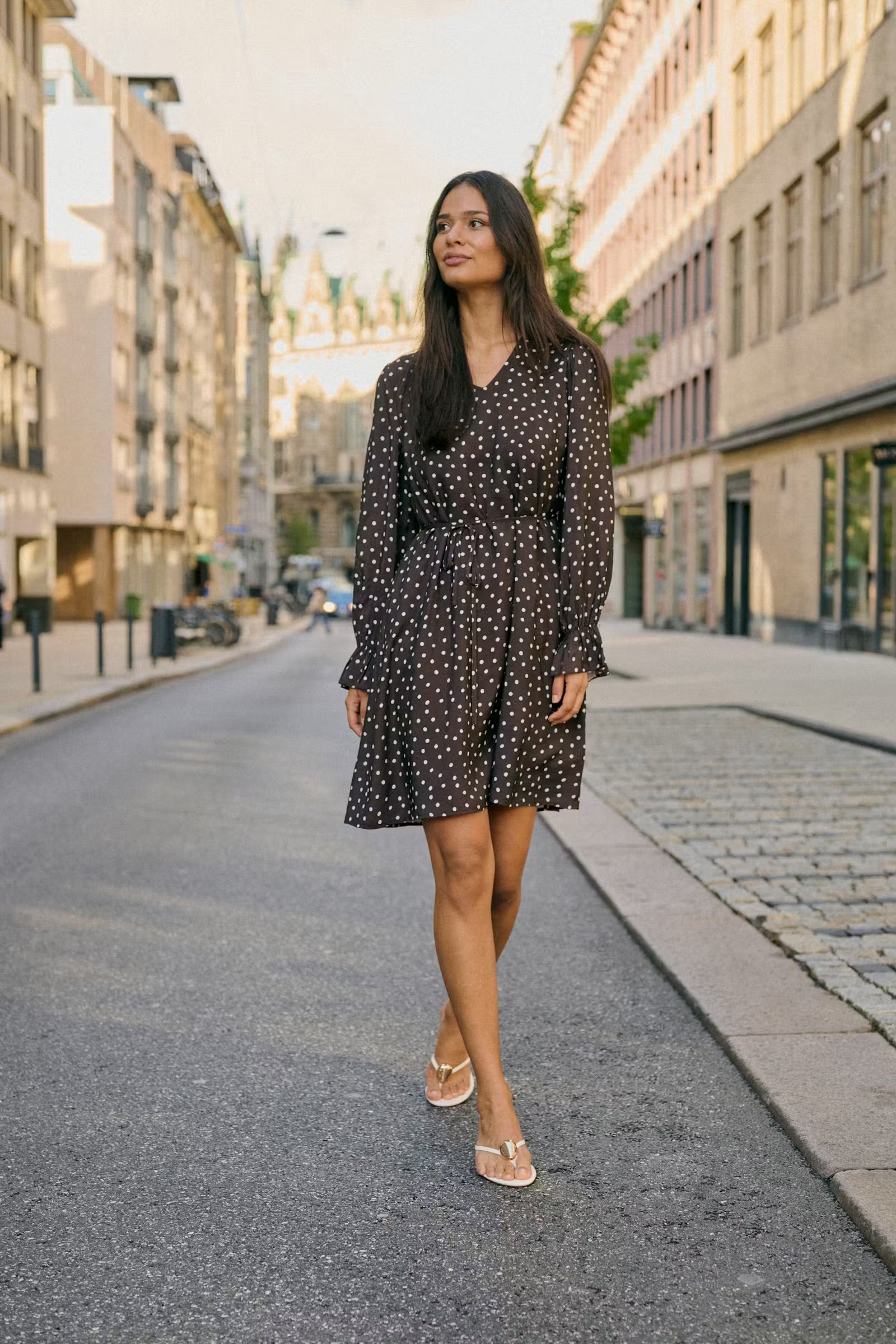 KAFFE DOTTE DRESS