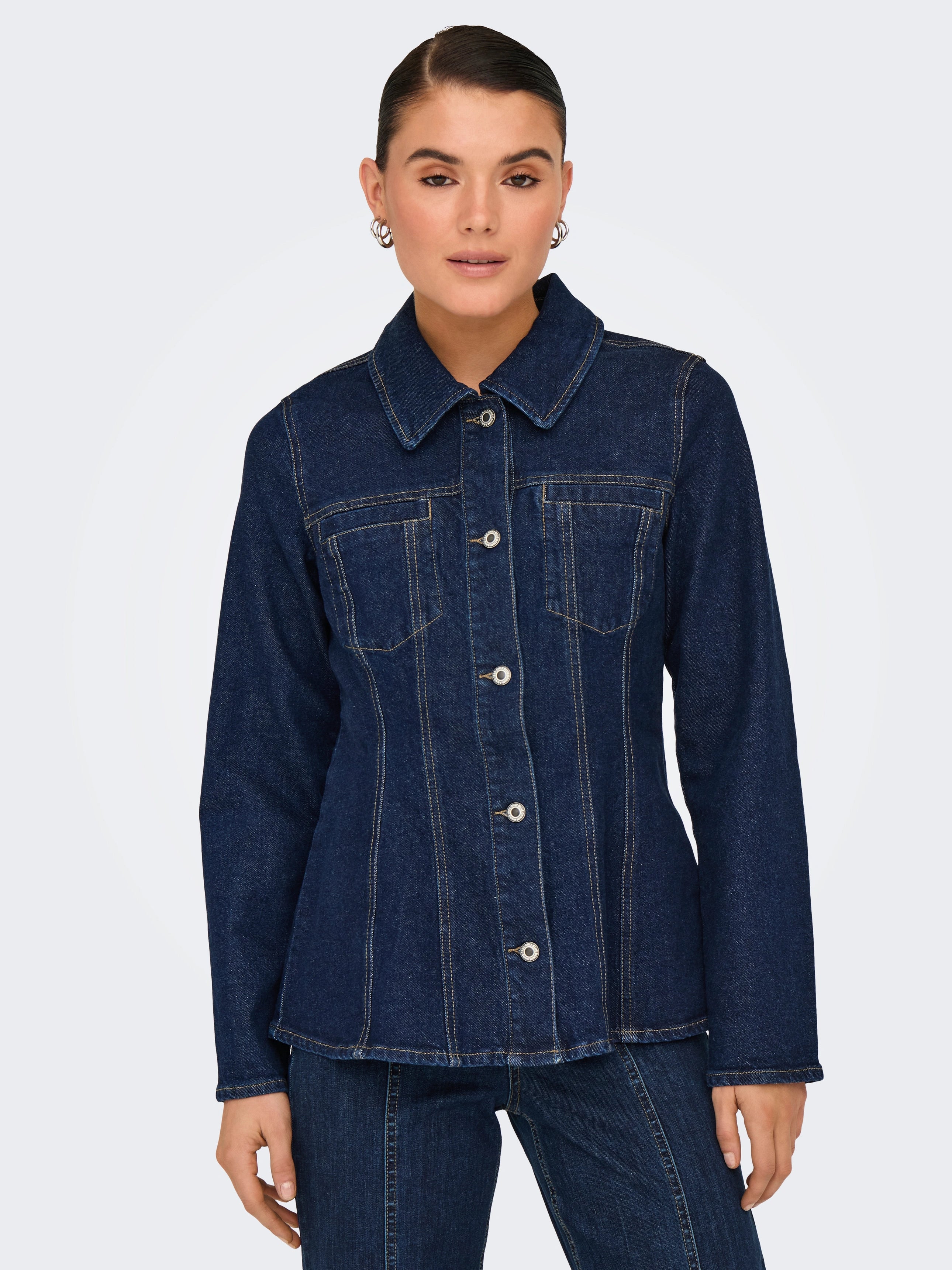 ONLY ELLE L/S FITTED DNM JACKET