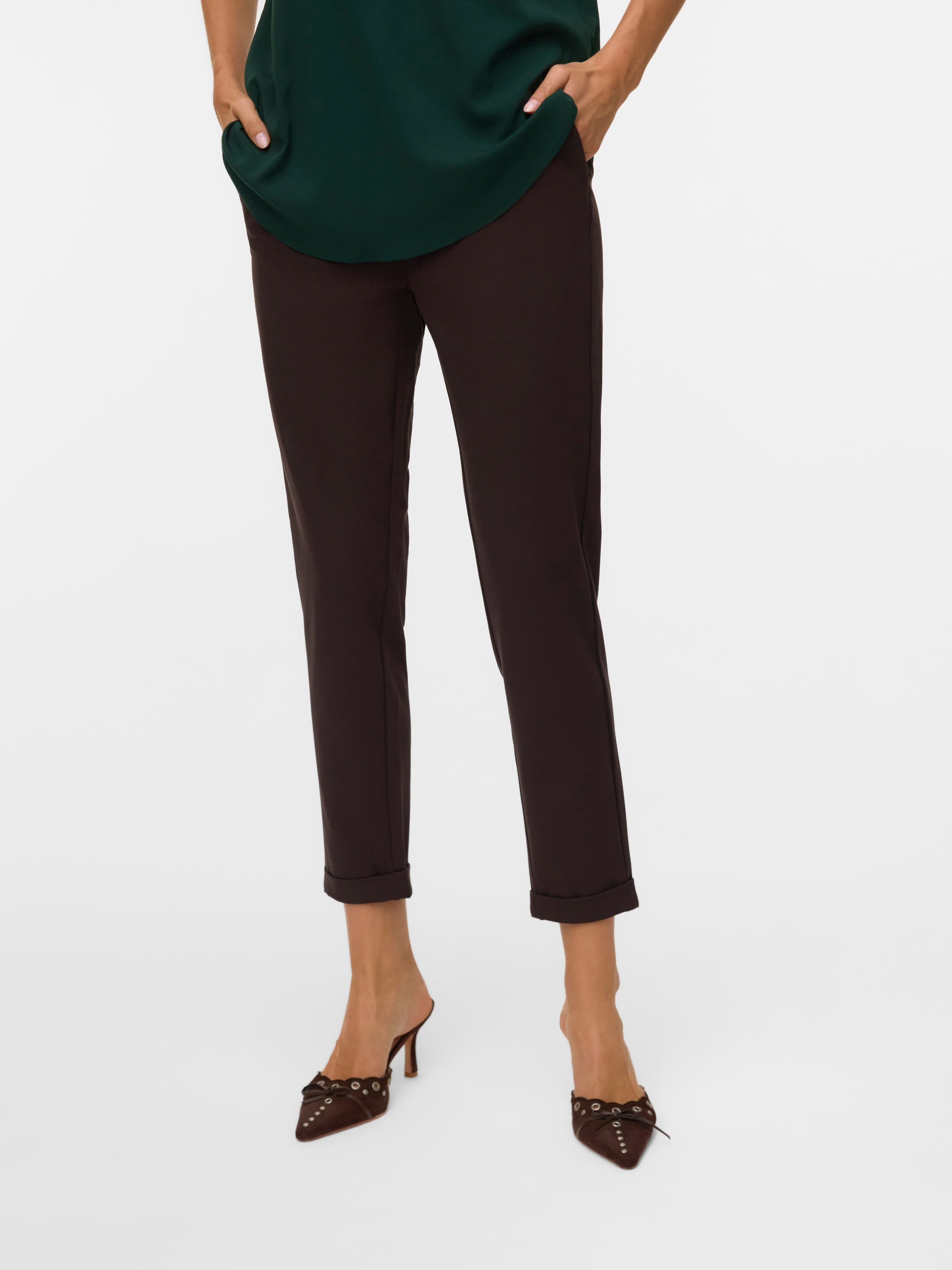 VERO MODA MAYA MW LOOSE SOLID PANT