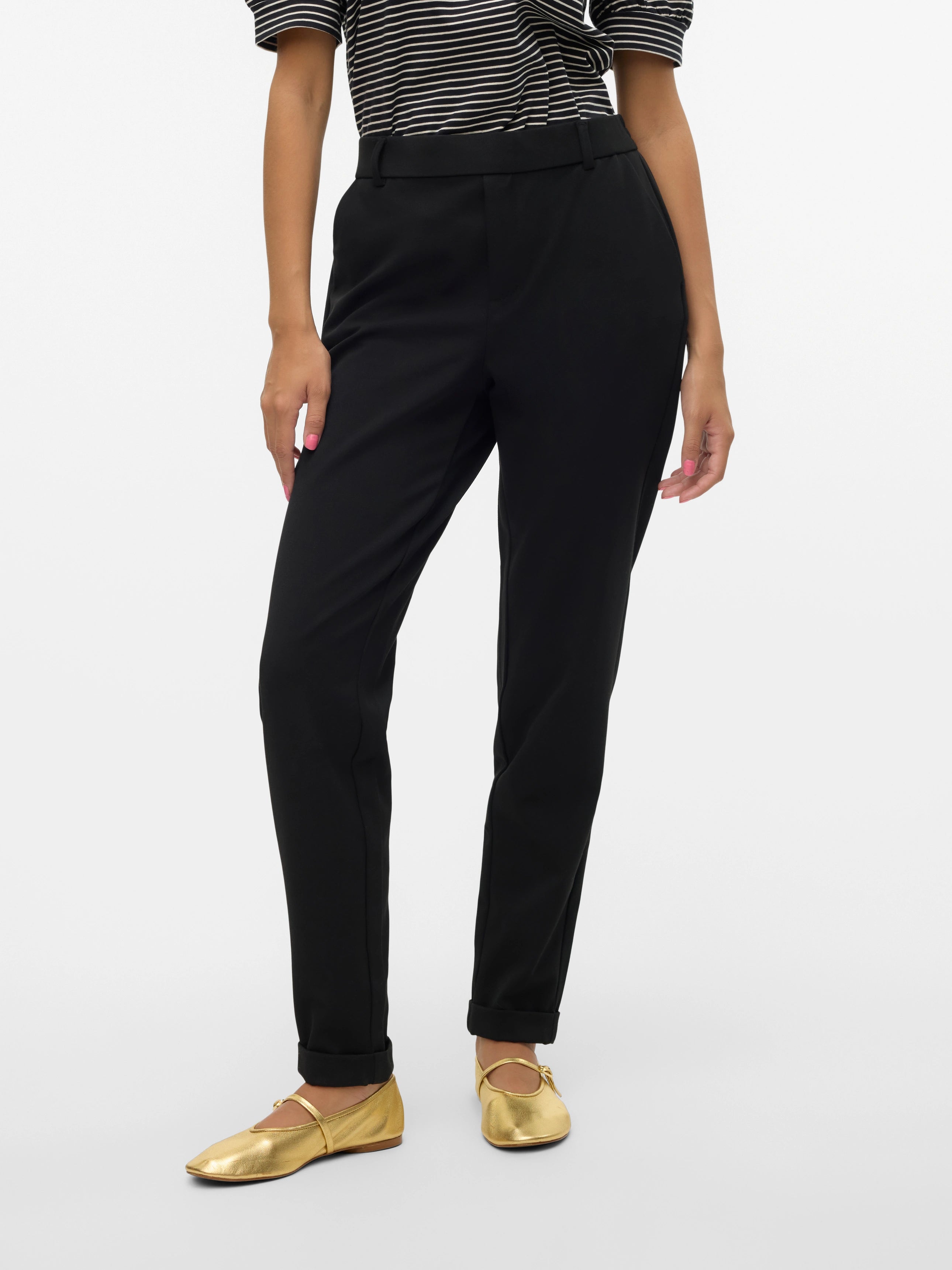 VERO MODA MAYA MW LOOSE SOLID PANT