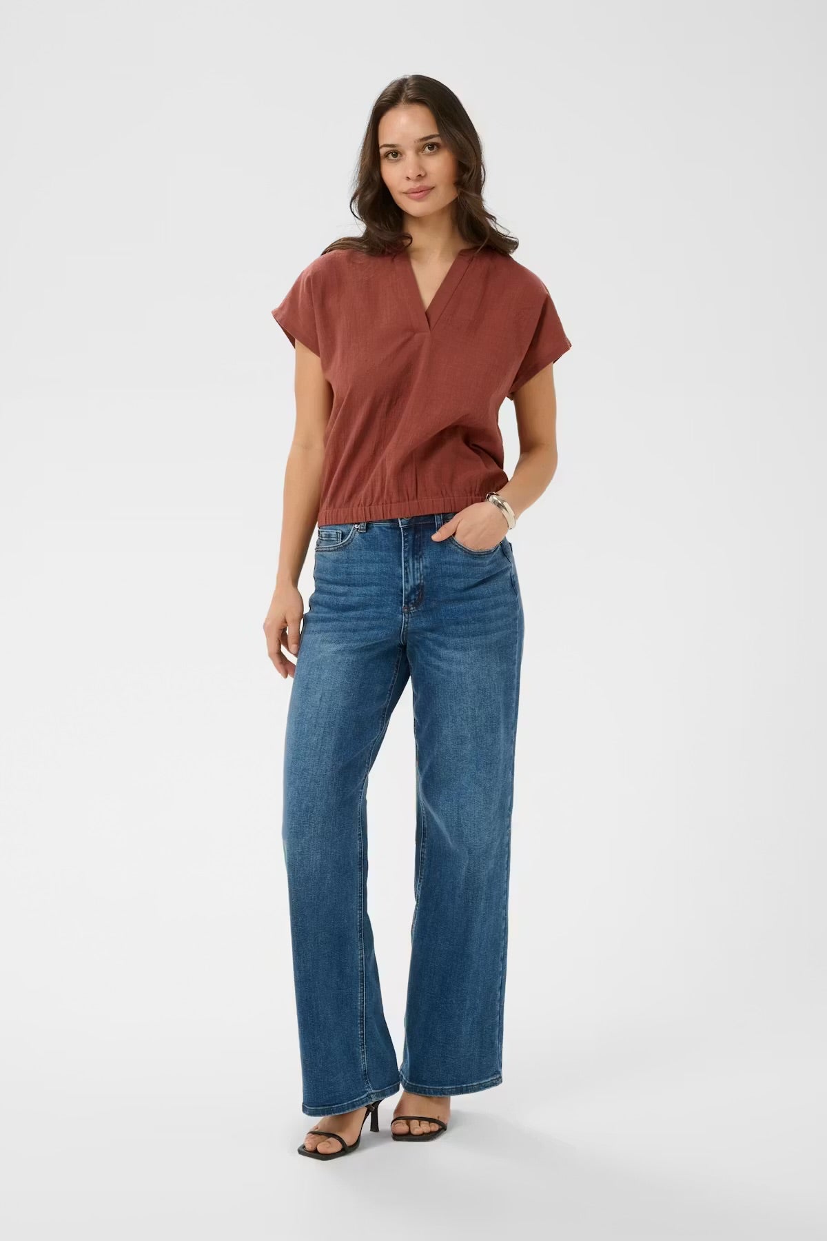 KAFFE PAULINE BLOUSE