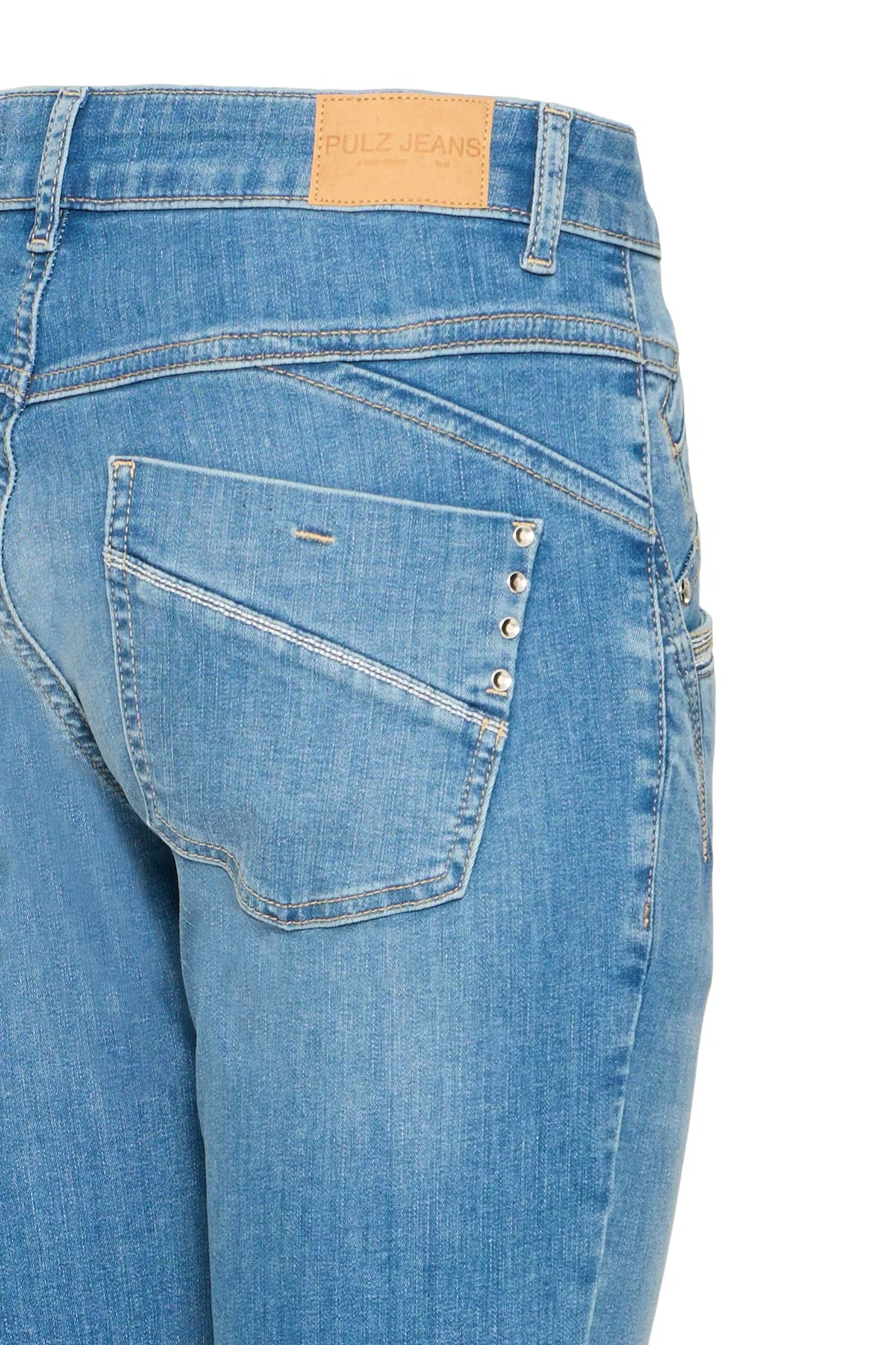 PULZ JEANS CARMEM EMB. HW SKINNY LEG
