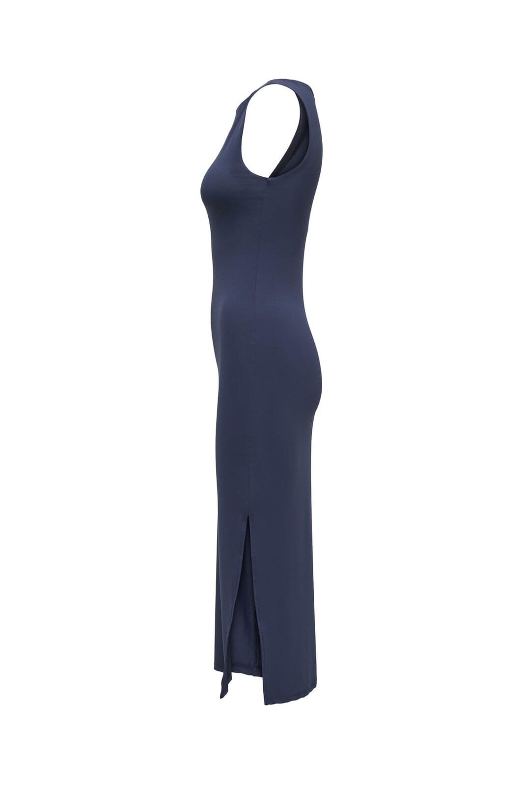 ONLY EA S/L LONG SLIT DRESS