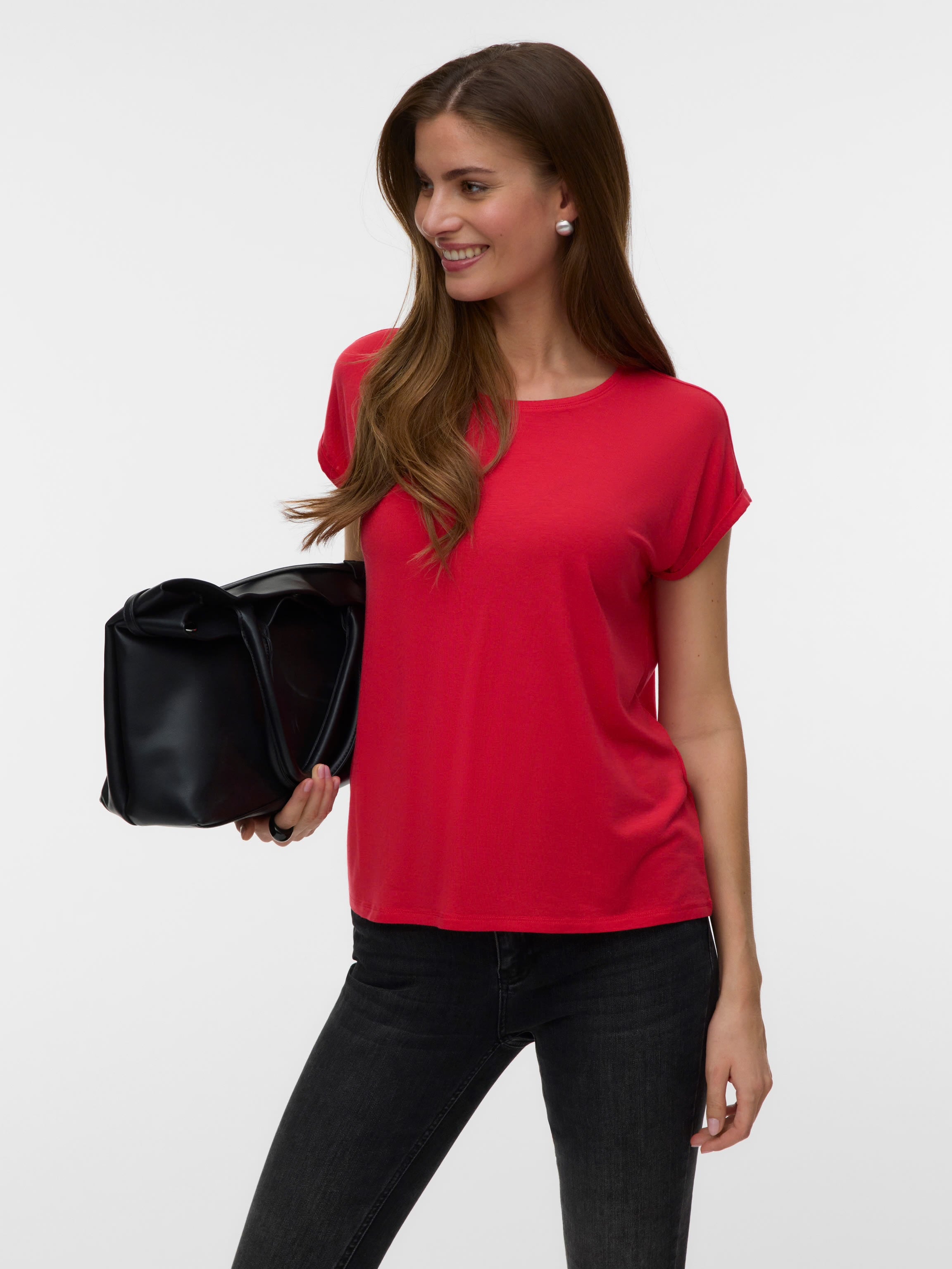 VERO MODA AVA PLAIN SS TOP JRS NOOS