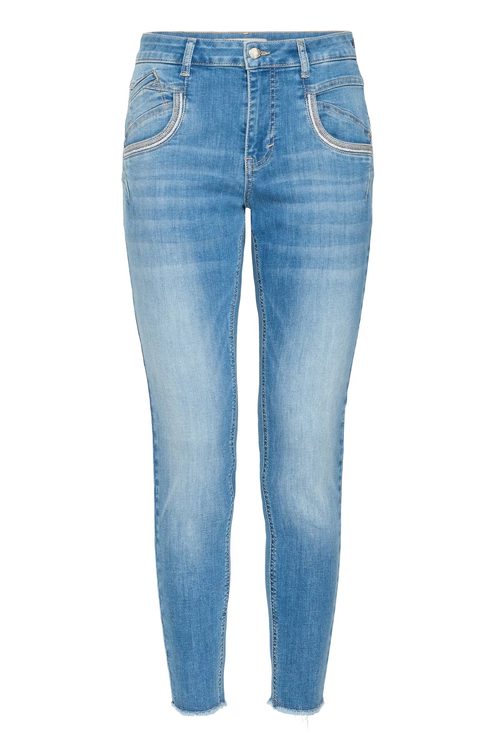 PULZ JEANS CARMEM EMB. HW SKINNY LEG