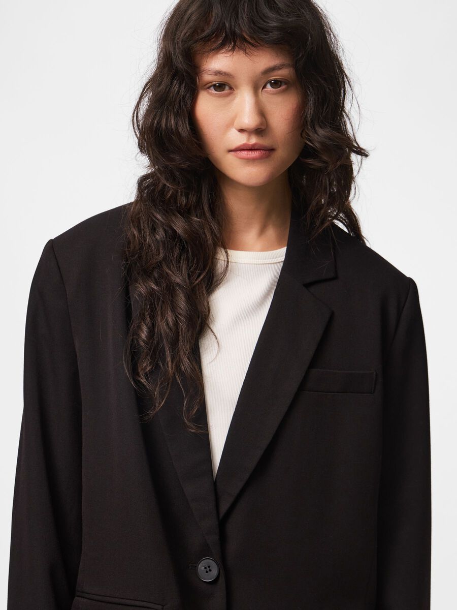 PIECES KAMIL LS LOOSE BLAZER NOOS