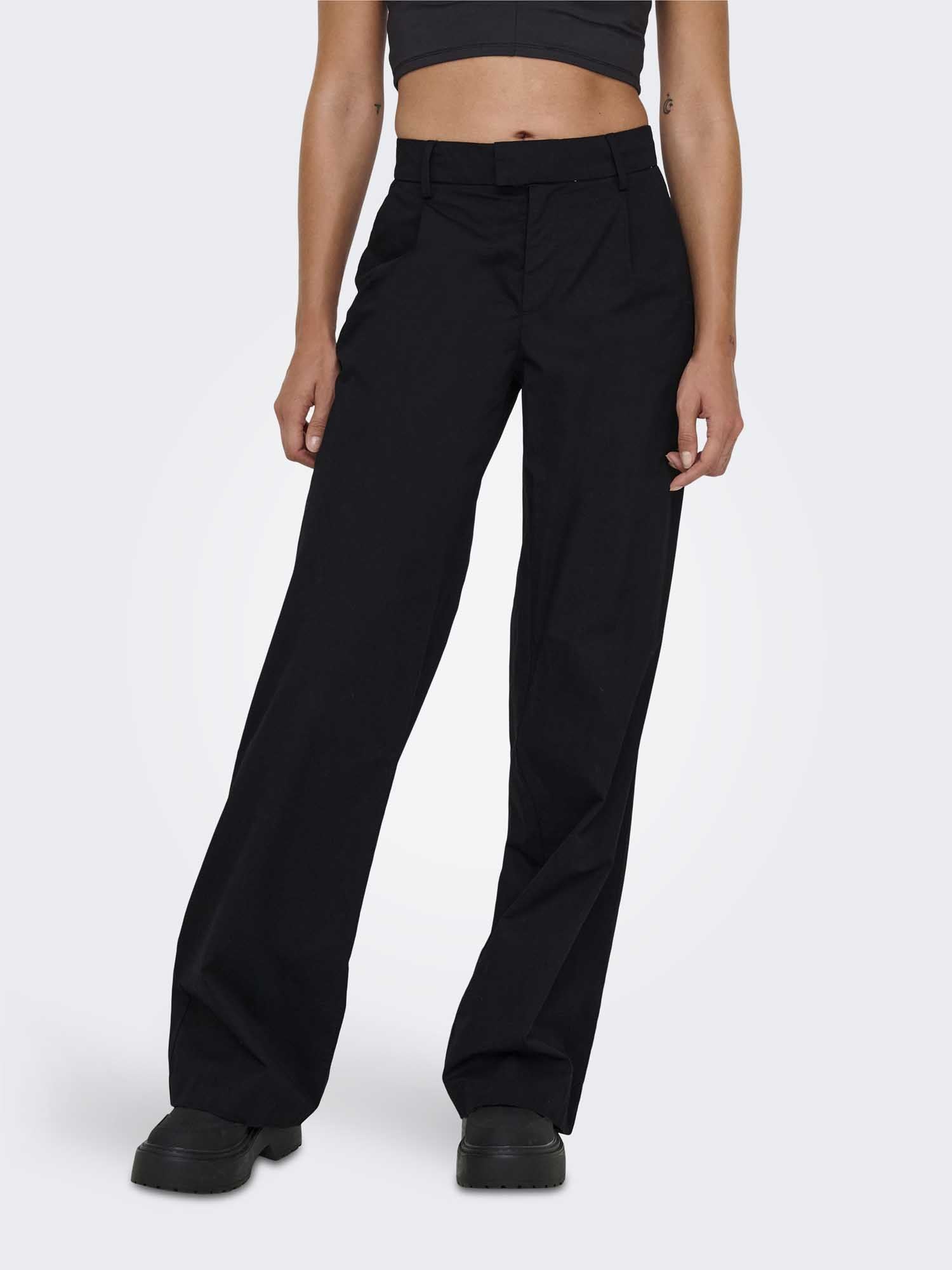 ONLY CARRIE MW WIDE PLEAT CHINO