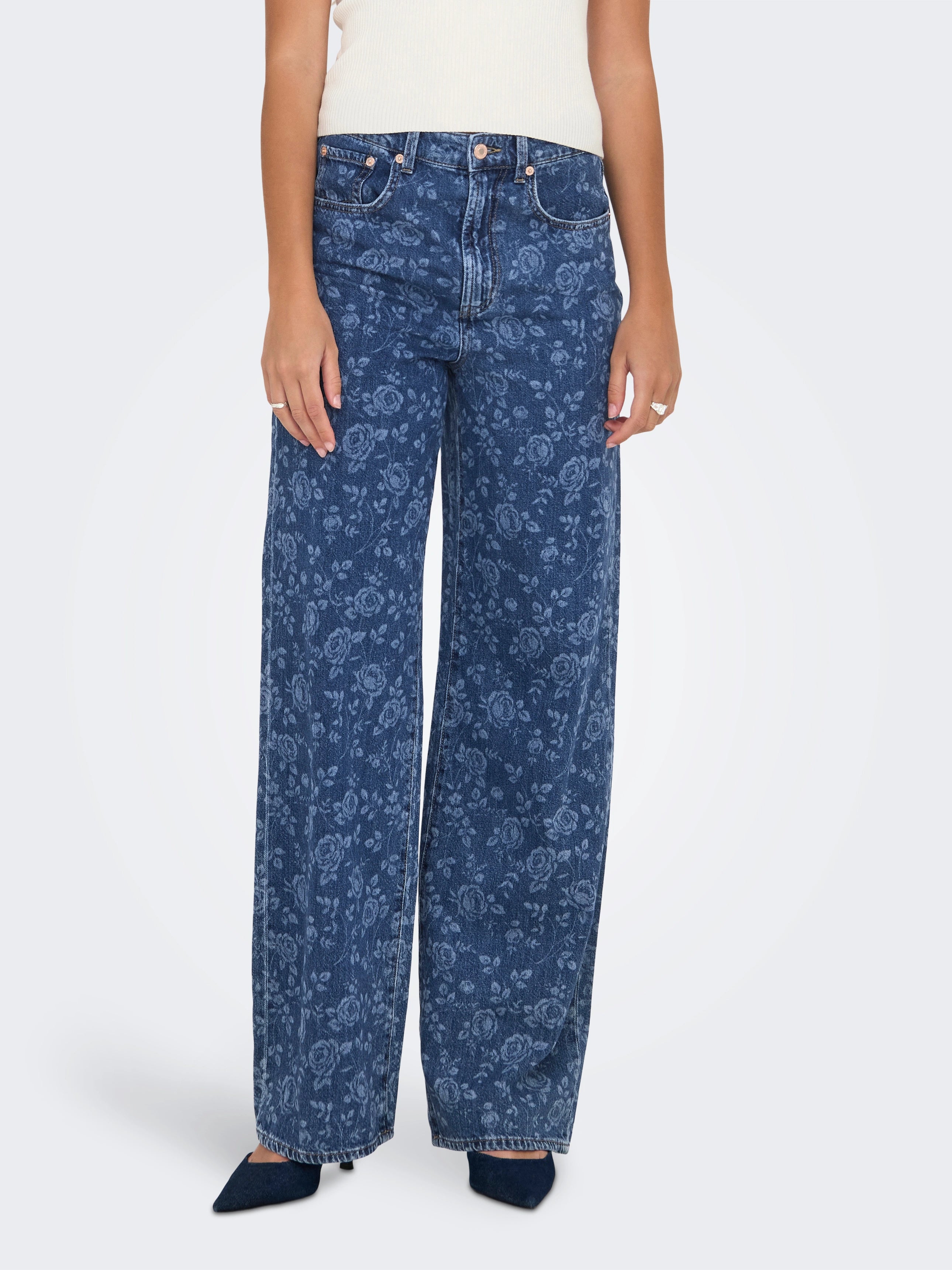 ONLY HOPE EX HW WIDE ROSE JEANS