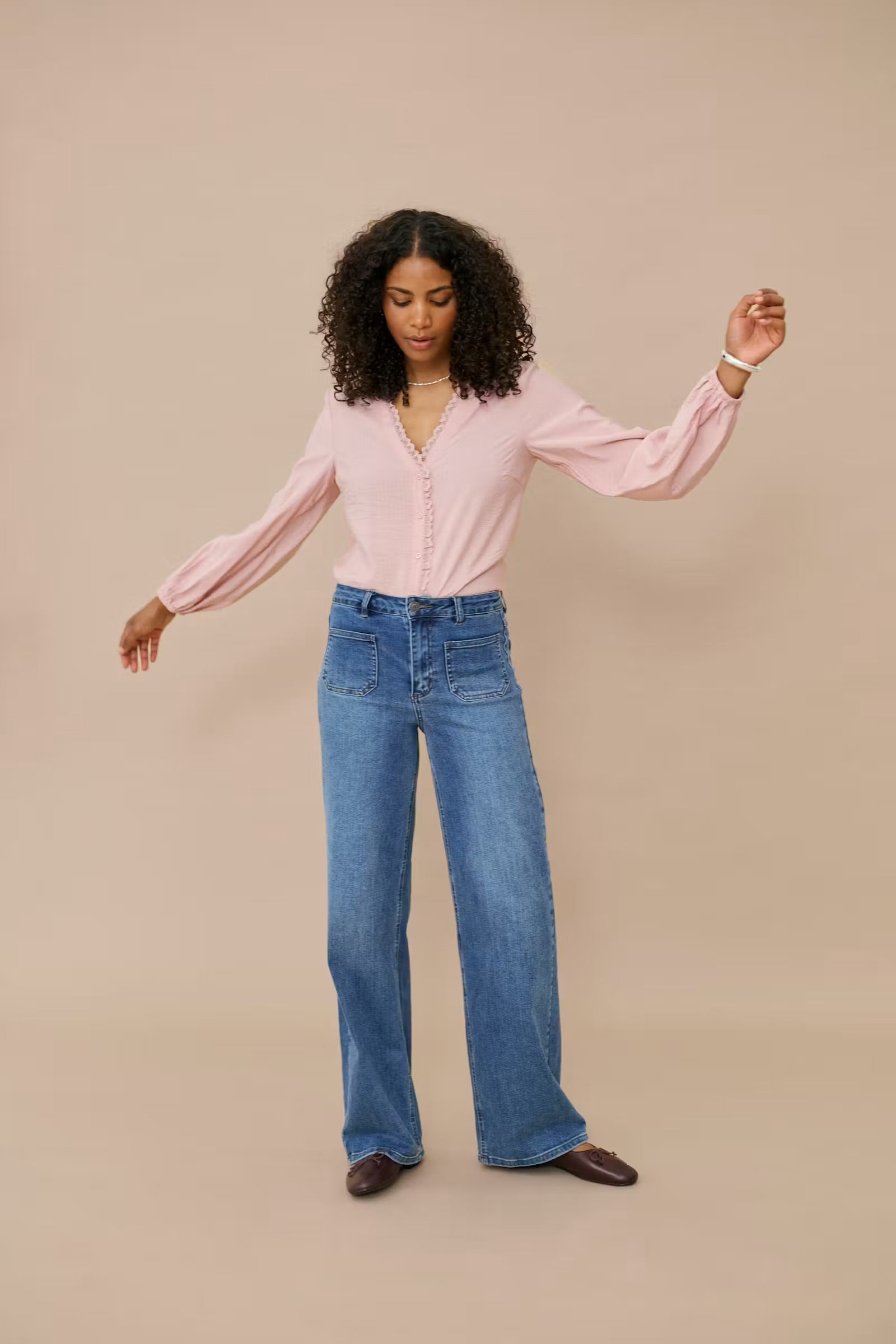 KAFFE BROOK HW REG FIT JEANS